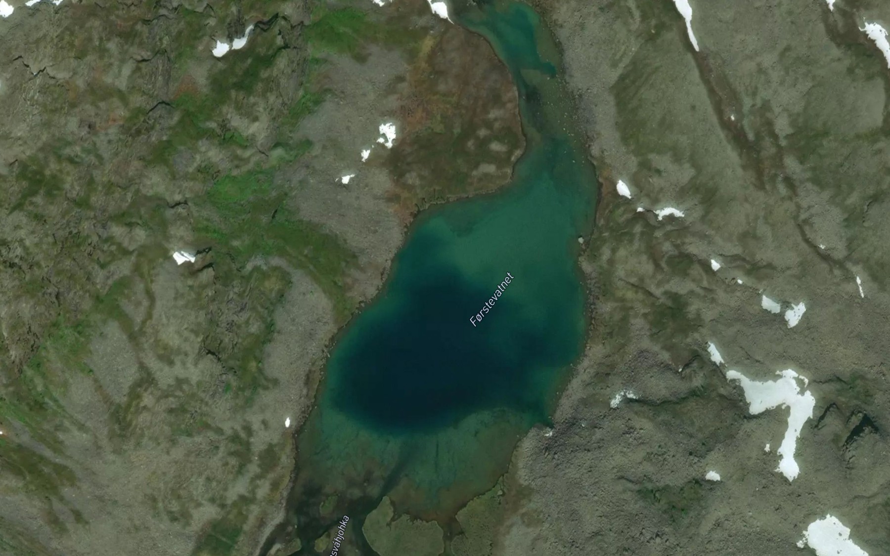 Satellite map of the Forstevatnet