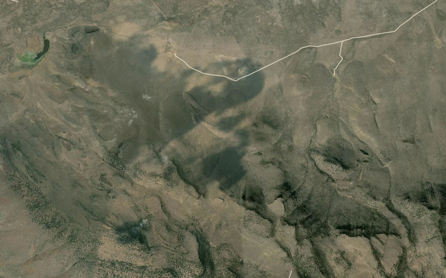 Satellite map of the Reeds Basin Reservoir