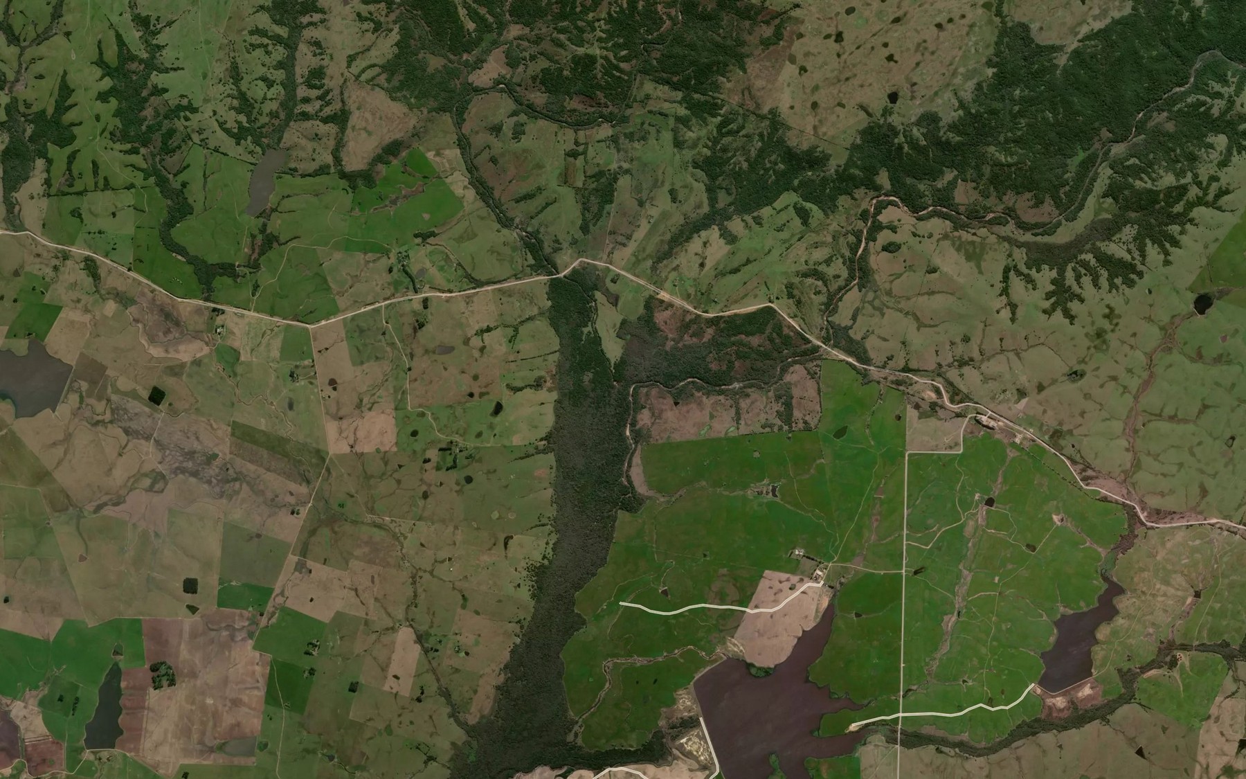 Satellite map of the Sanga do Acampamento