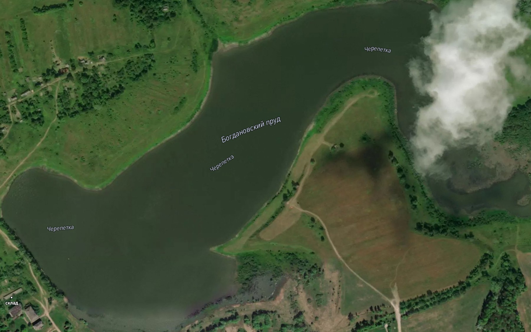Satellite map of the Prud Bogdanovskiy