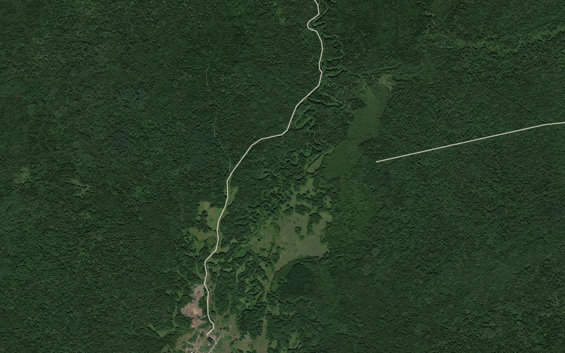 Satellite map of the Gryaznaya