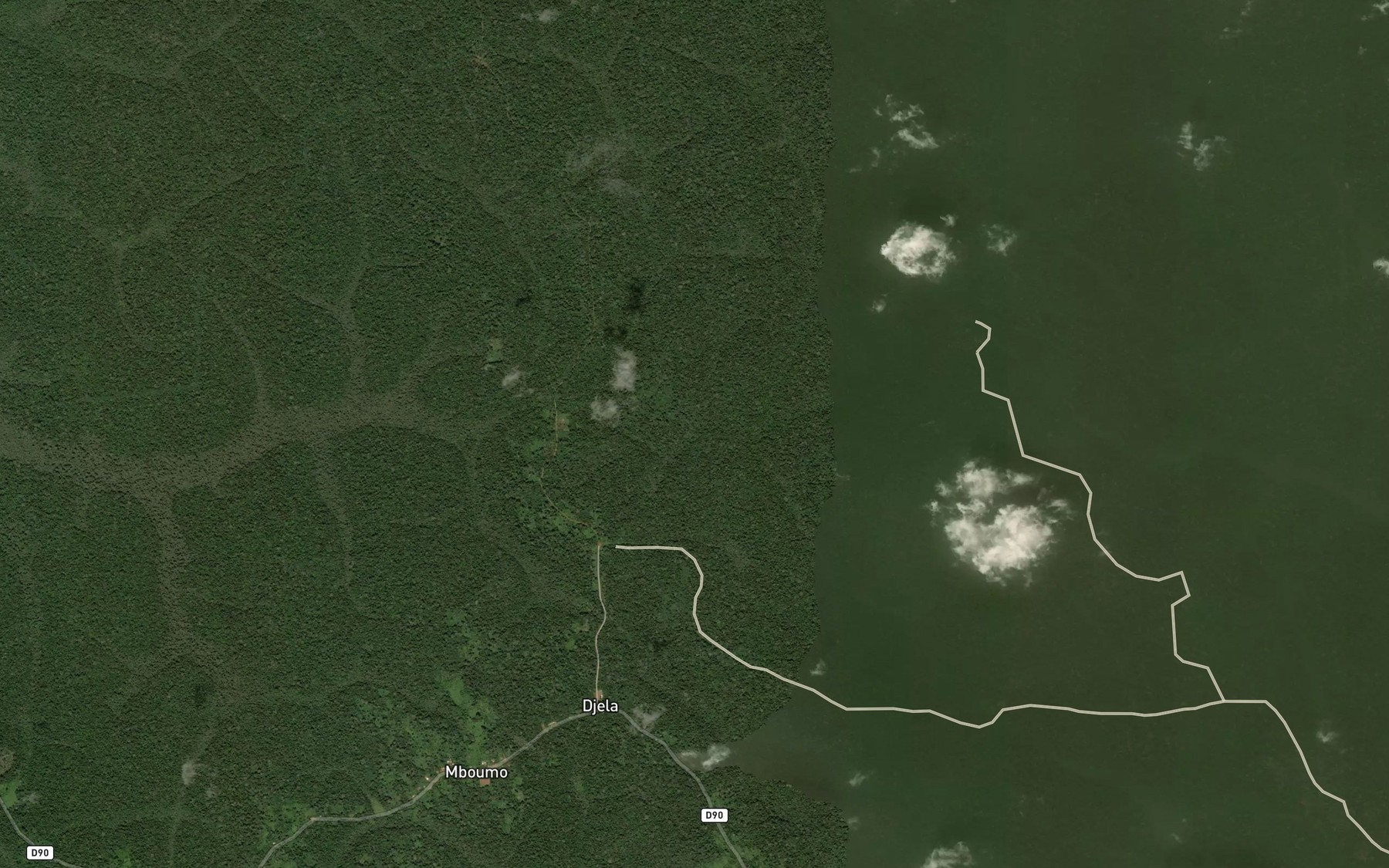 Satellite map of the Adyamedyo