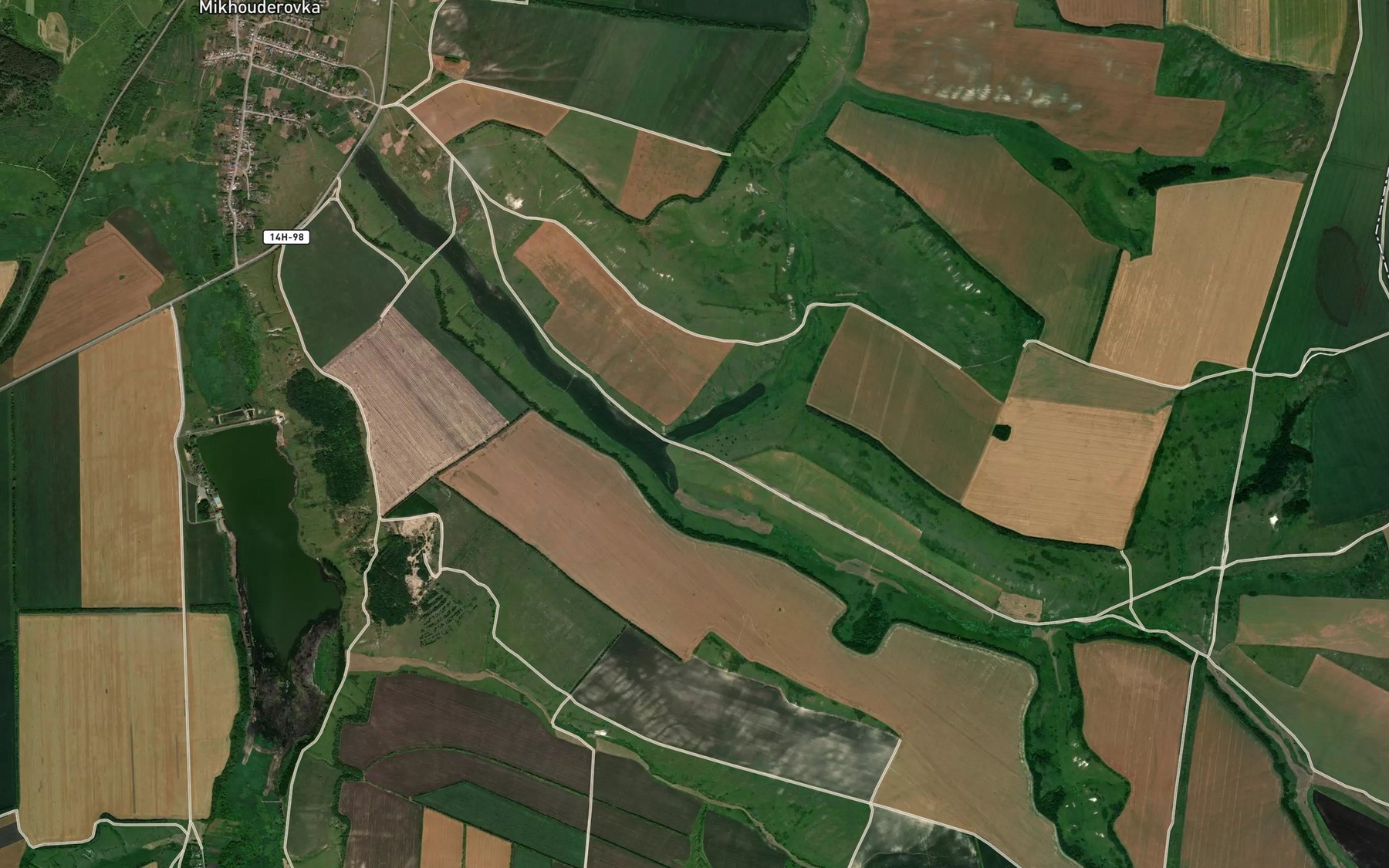 Satellite map of the Balka Ol'shanskiy Yar
