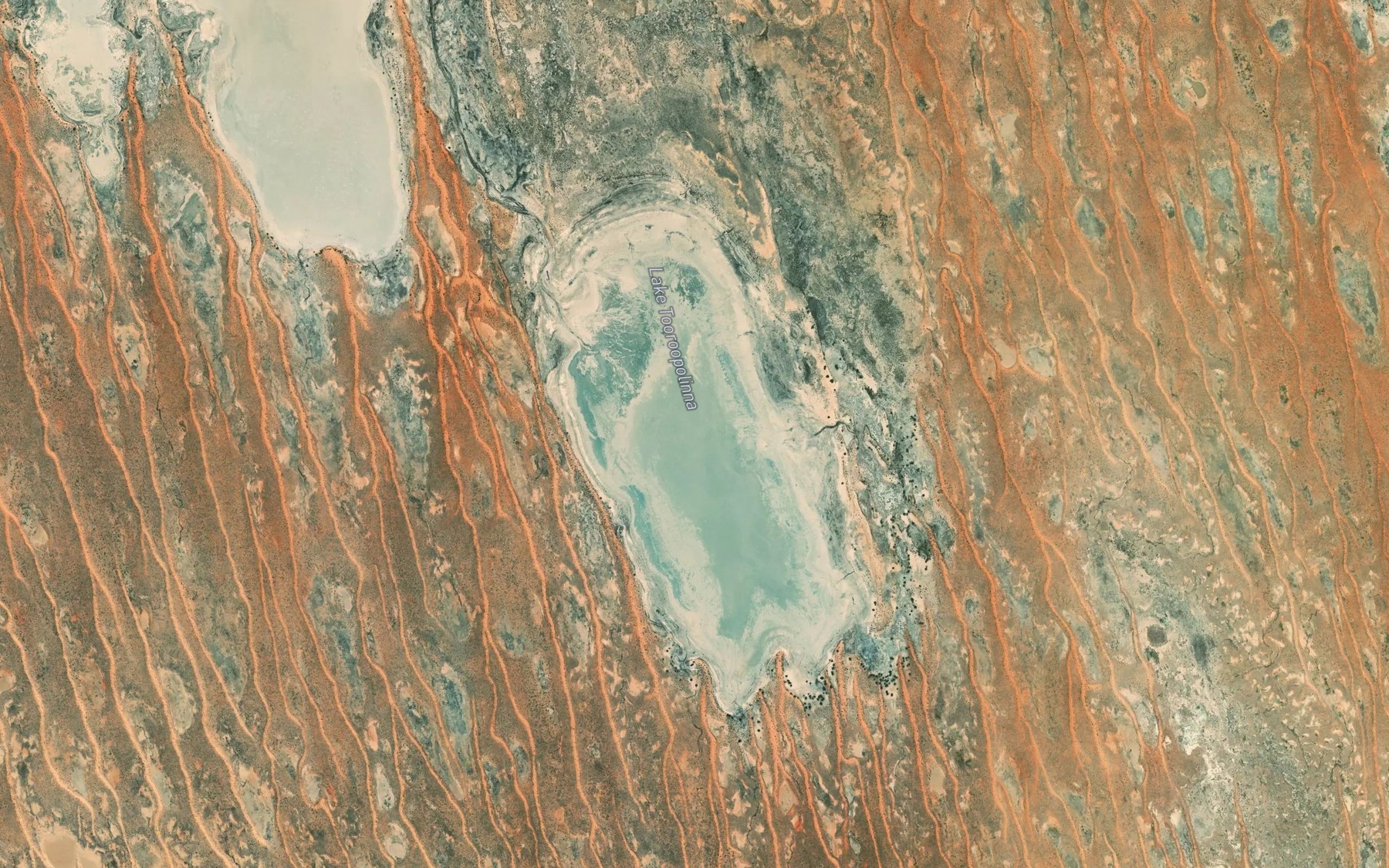 Satellite map of the Lake Toorootoorannie
