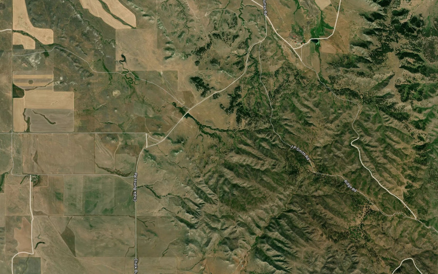 Satellite map of the Wear Spring