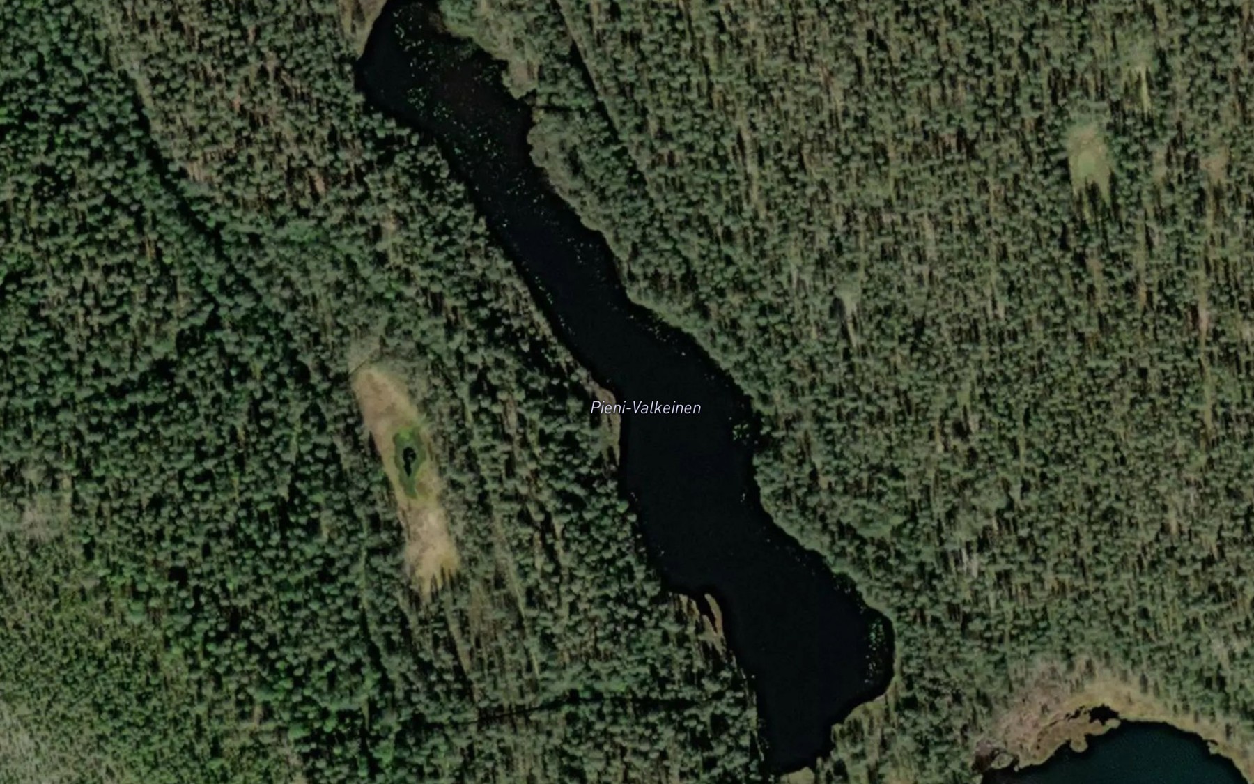 Satellite map of the Pieni-Valkeinen