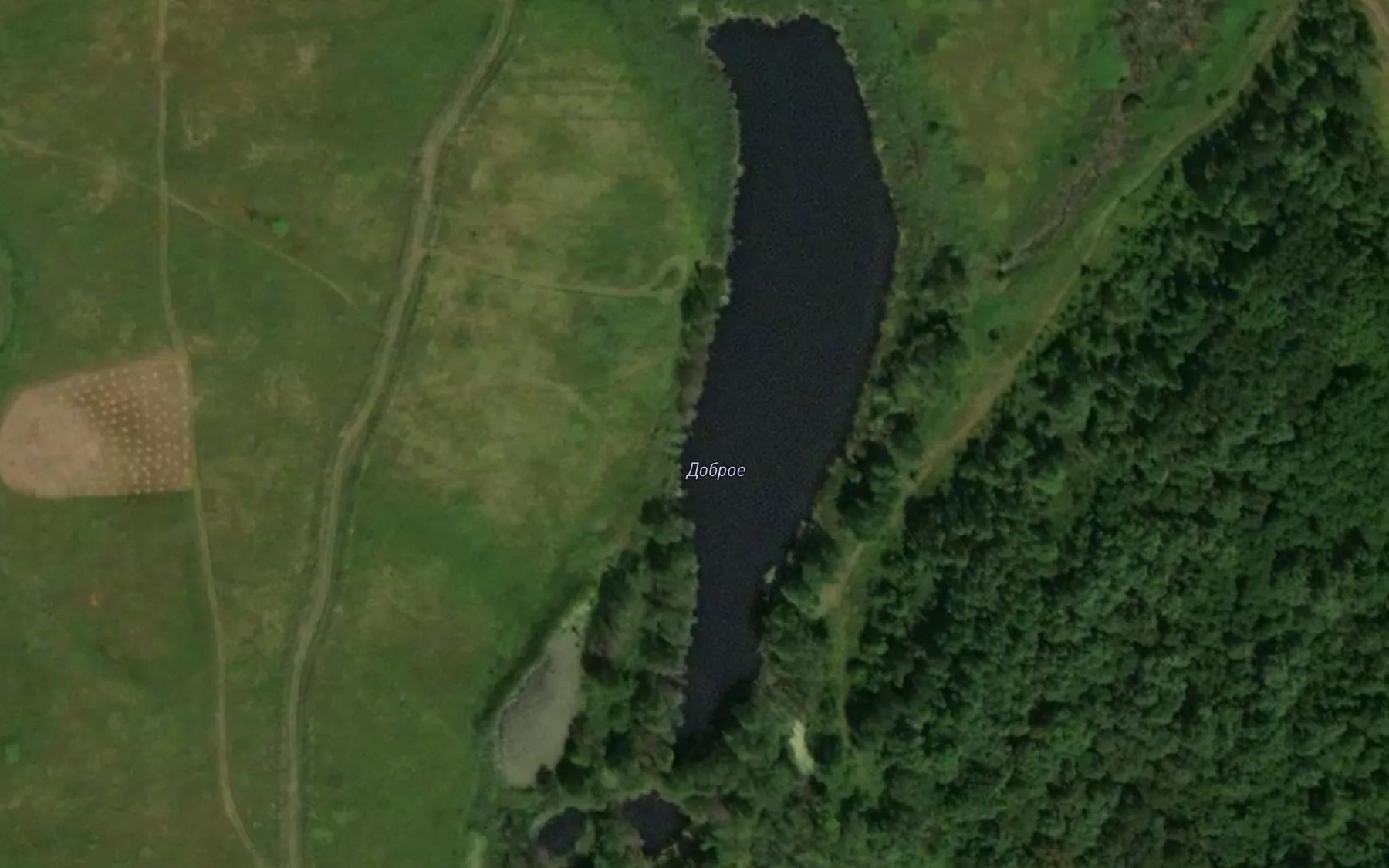 Satellite map of the Ozero Dobroye