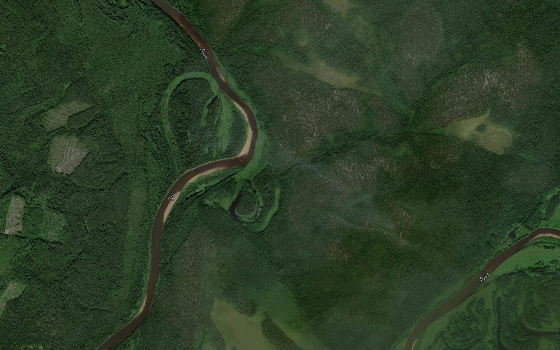 Satellite map of the Yus"yel'