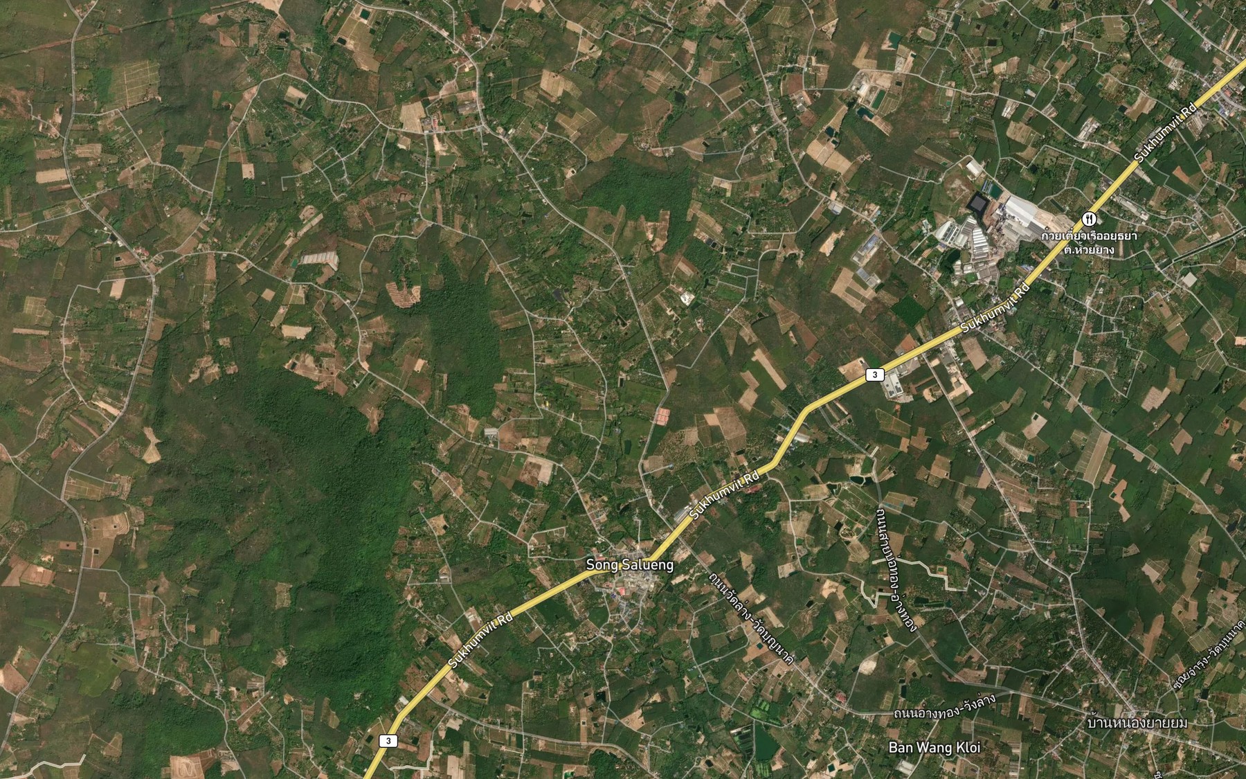 Satellite map of the Huai Yang