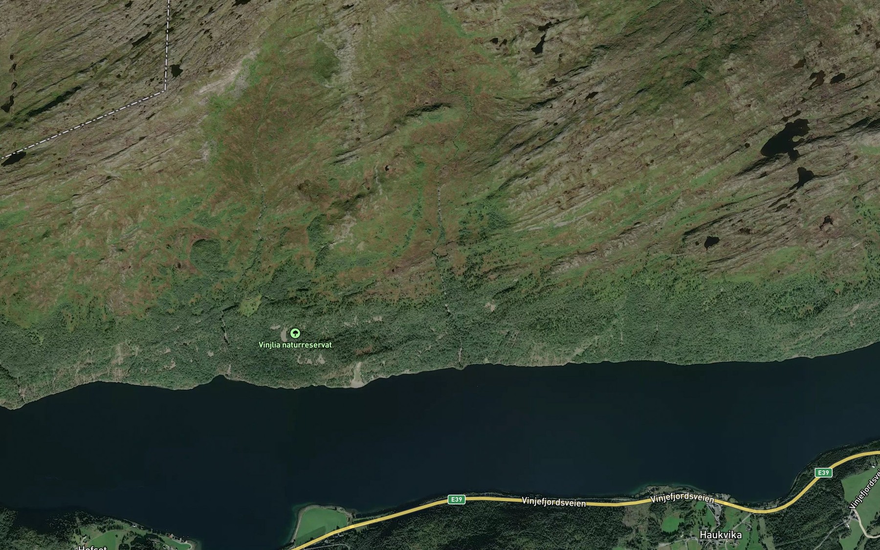 Satellite map of the Hammar-elva