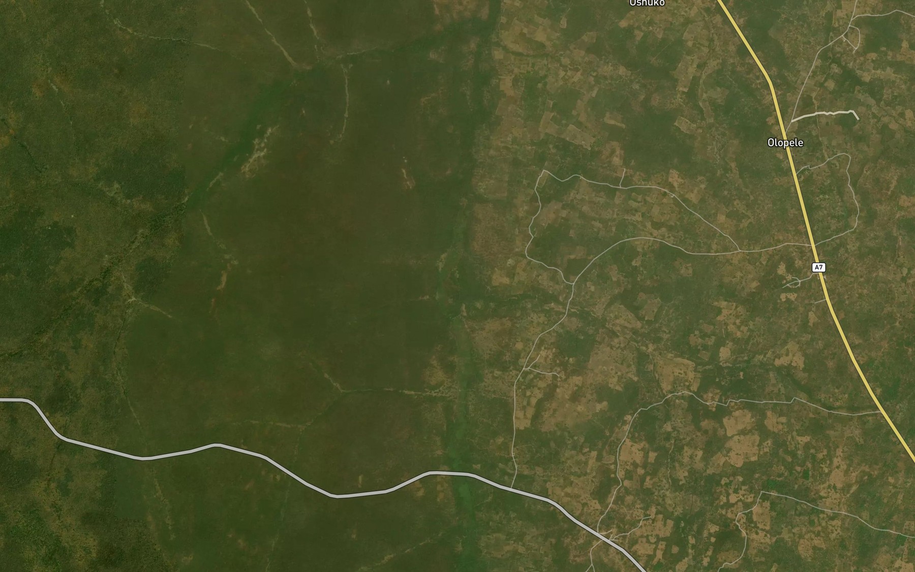 Satellite map of the RiverAgbogangan