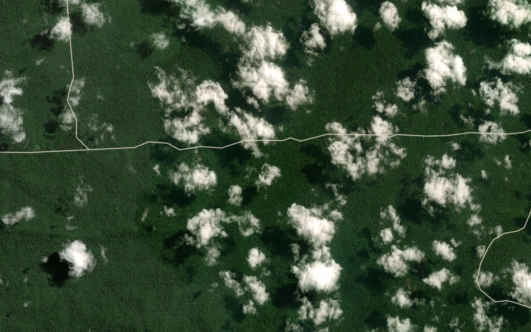 Satellite map of the Igarape Dois Irmaos