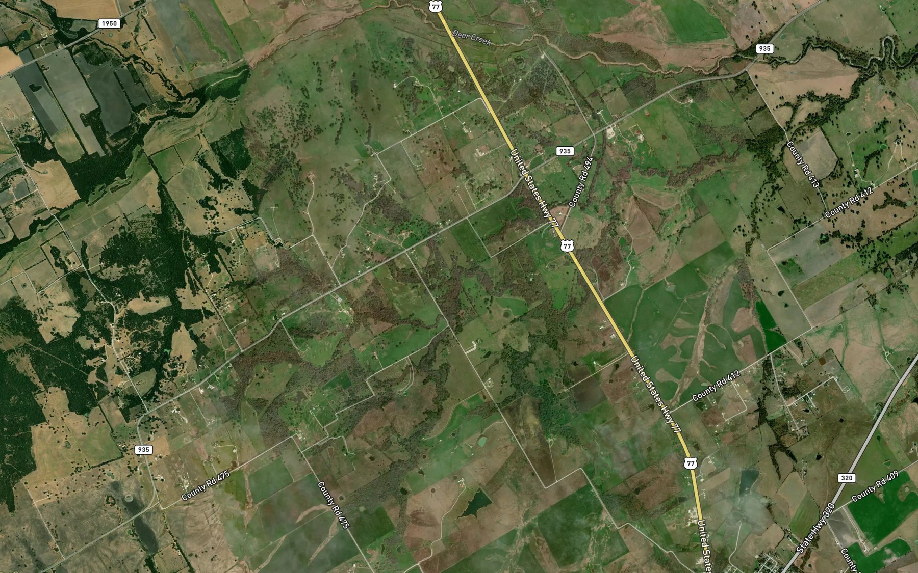 Satellite map of the Banky Branch