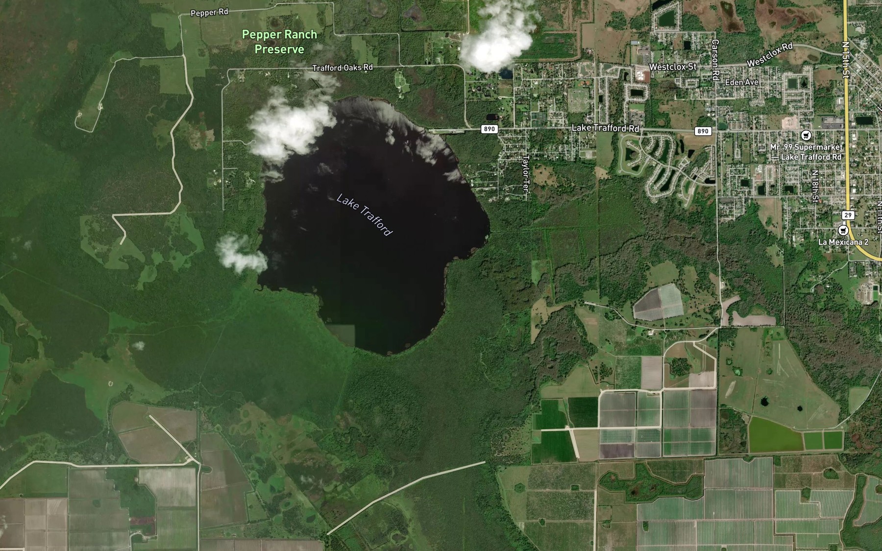 Satellite map of the Spot 2