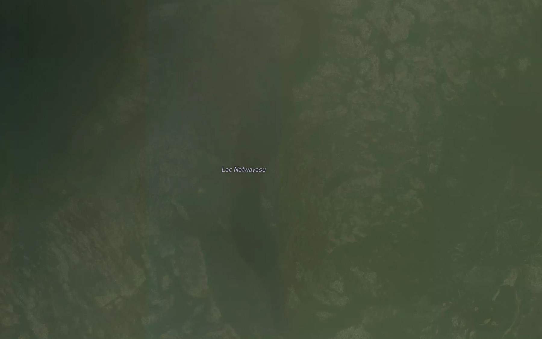 Satellite map of the Lac Natwayasu