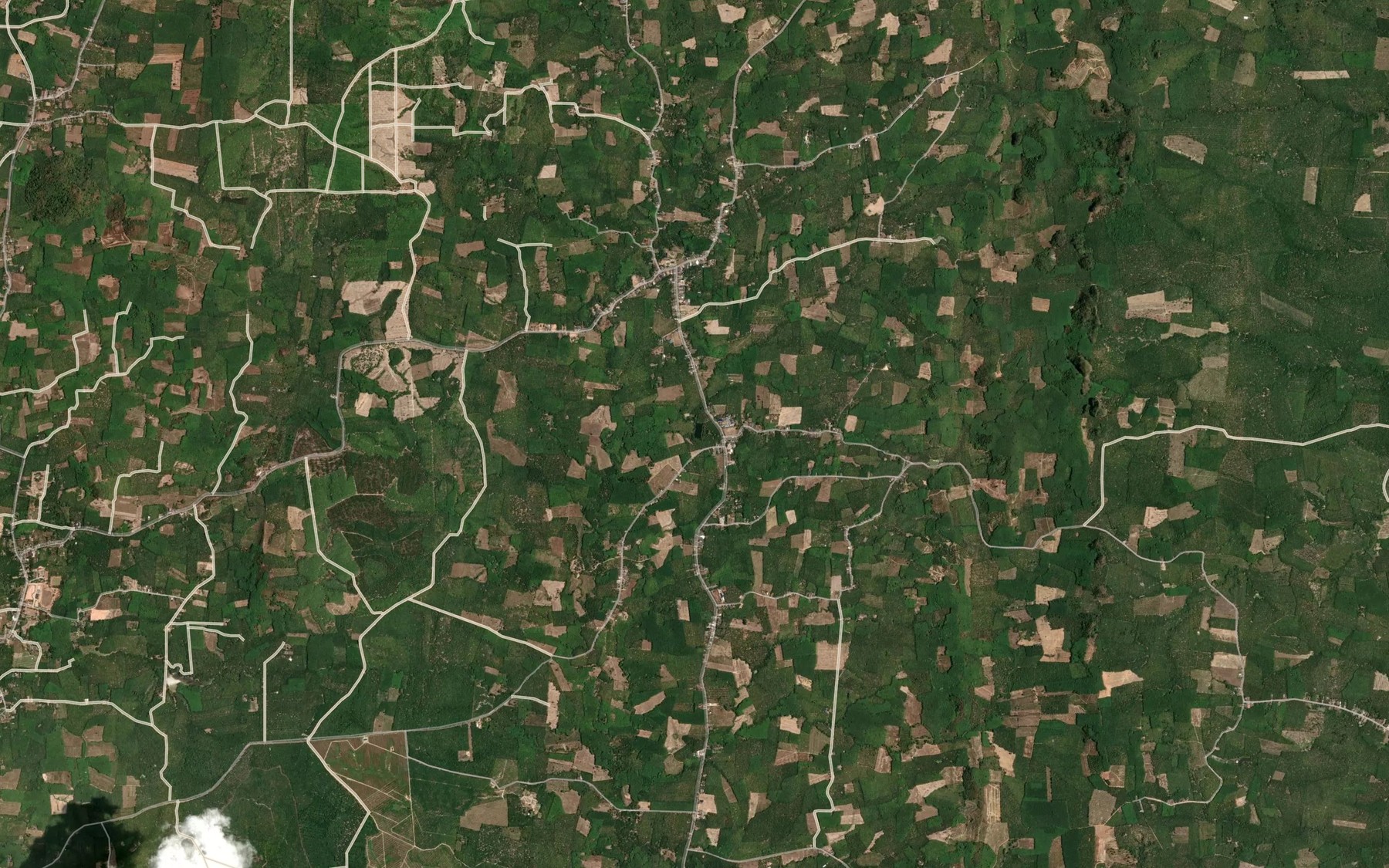 Satellite map of the Sa Khut Ban Phru Toei