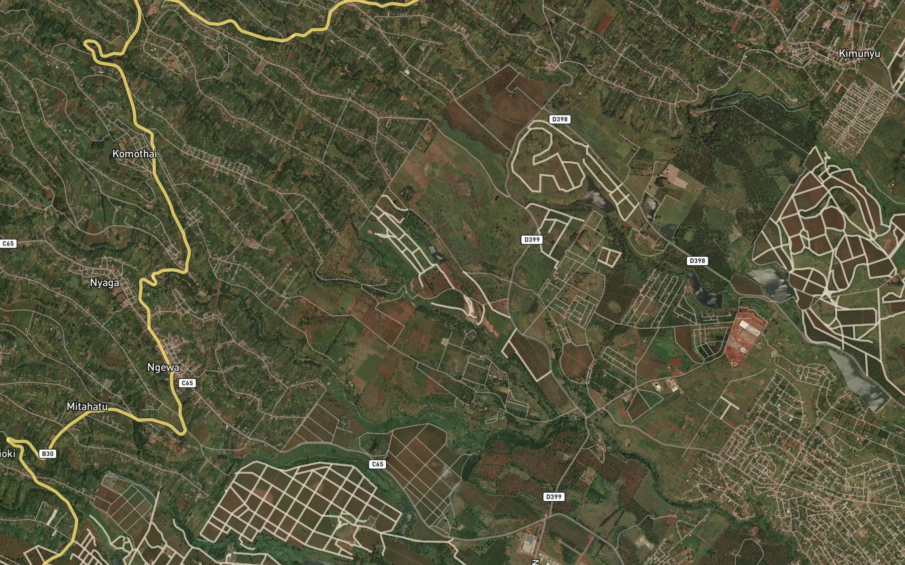 Satellite map of the Liumba