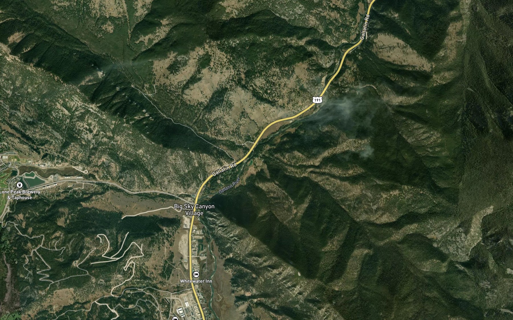 Satellite map of the Levinski Creek