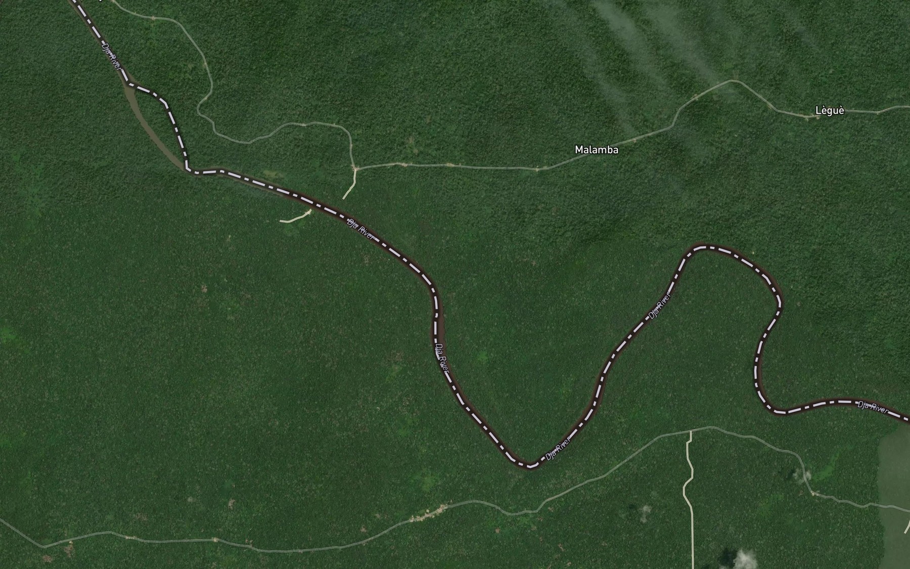 Satellite map of the Mele