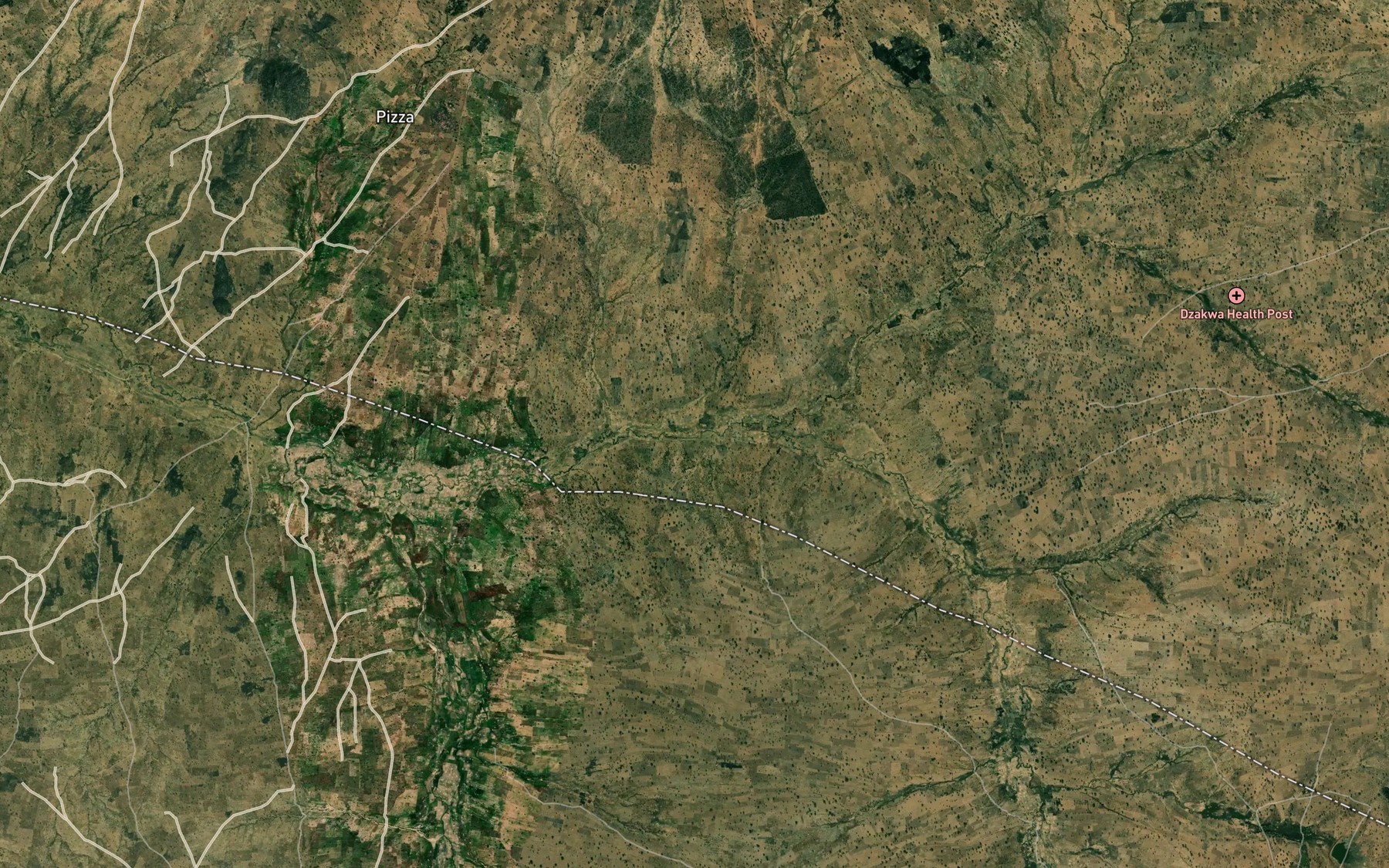 Satellite map of the Mayel Kurva