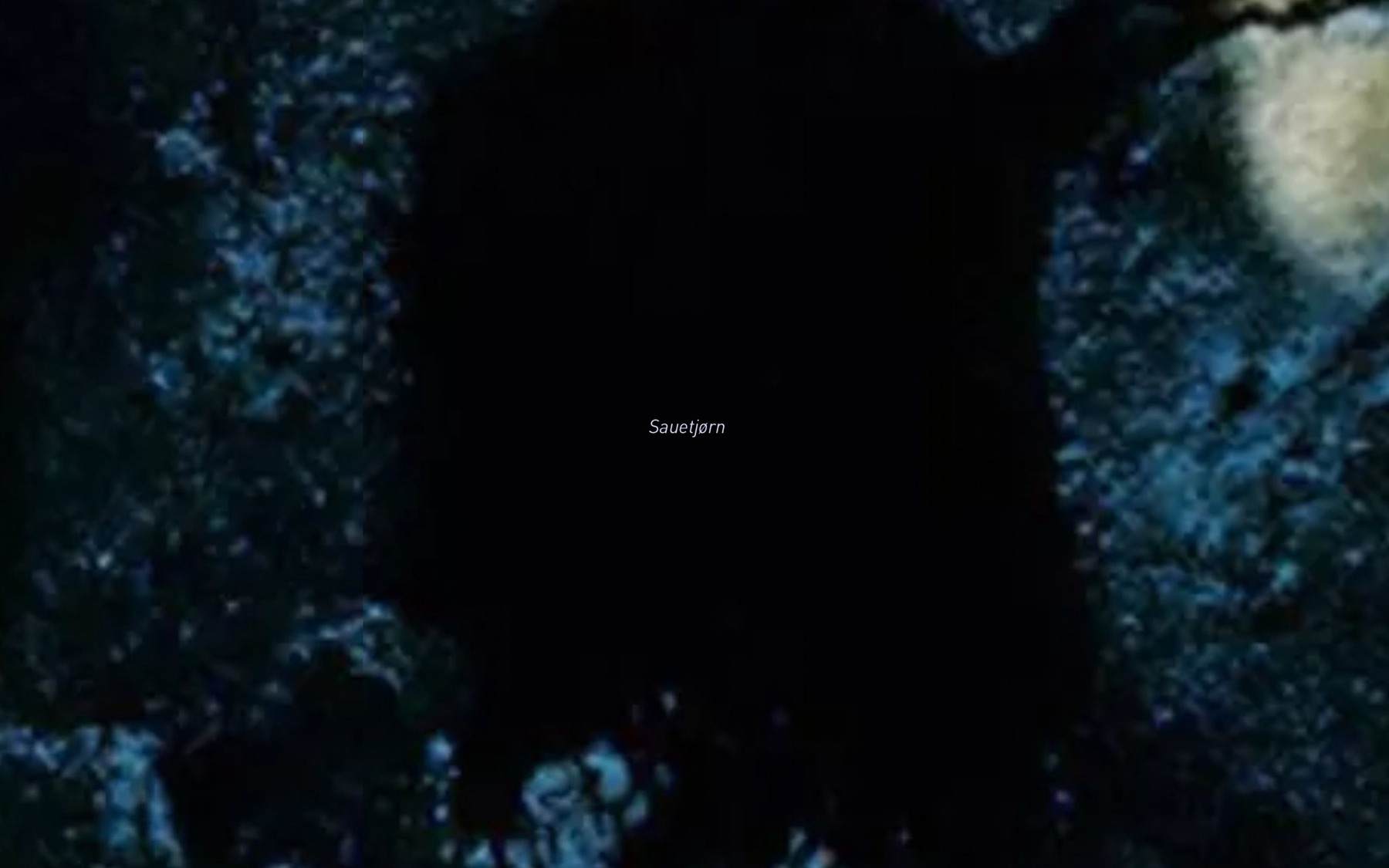Satellite map of the Sauetjorn