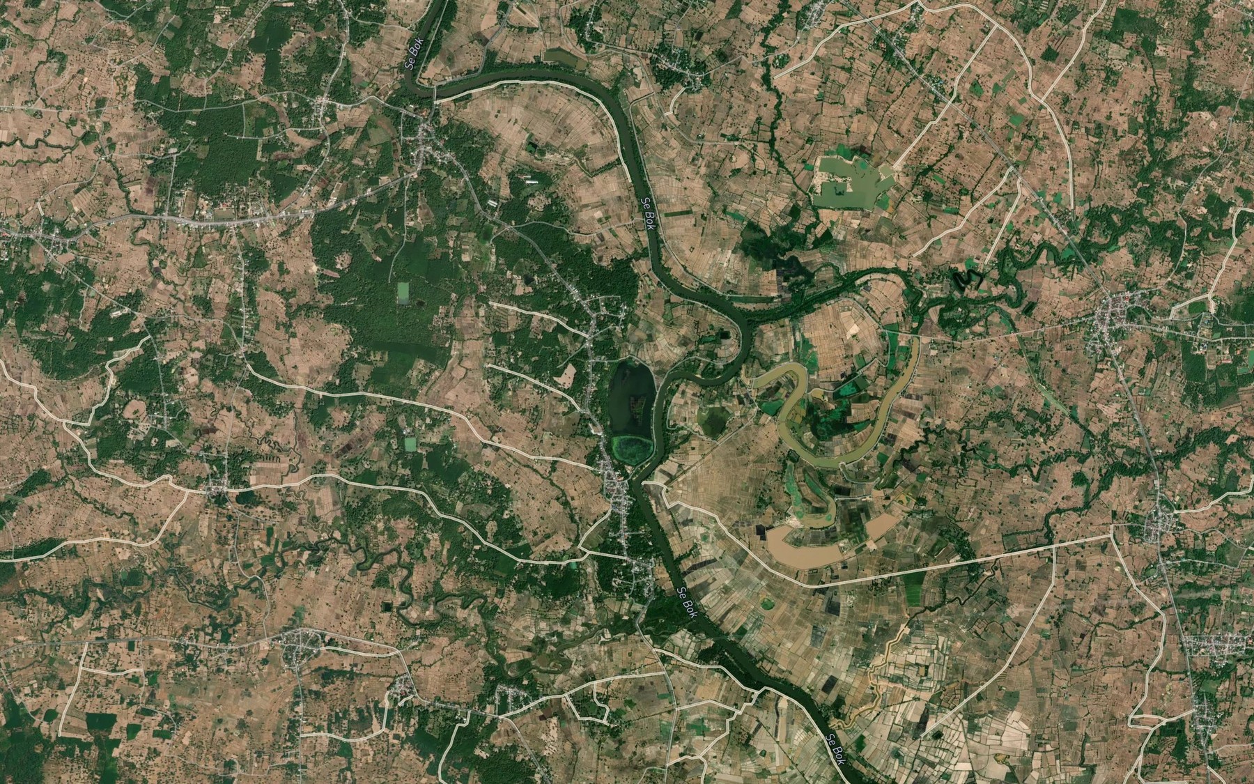 Satellite map of the Nong Lom
