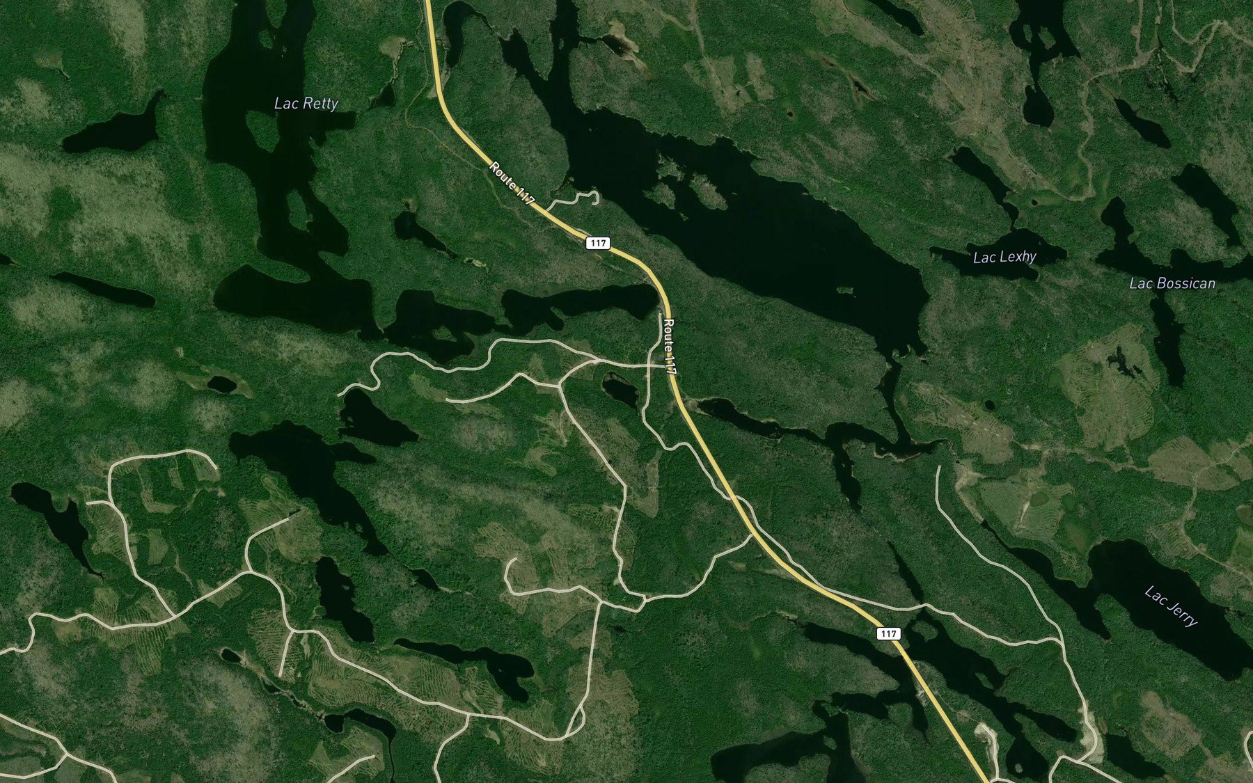 Satellite map of the Lac Jachere