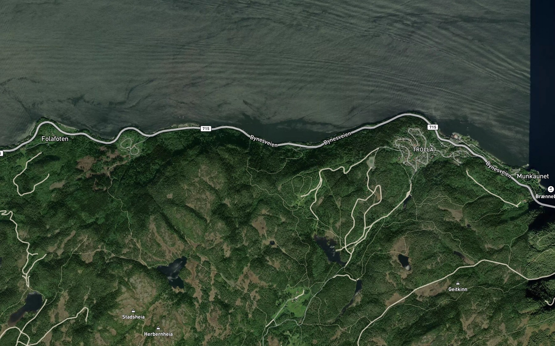 Satellite map of the Loftbekken