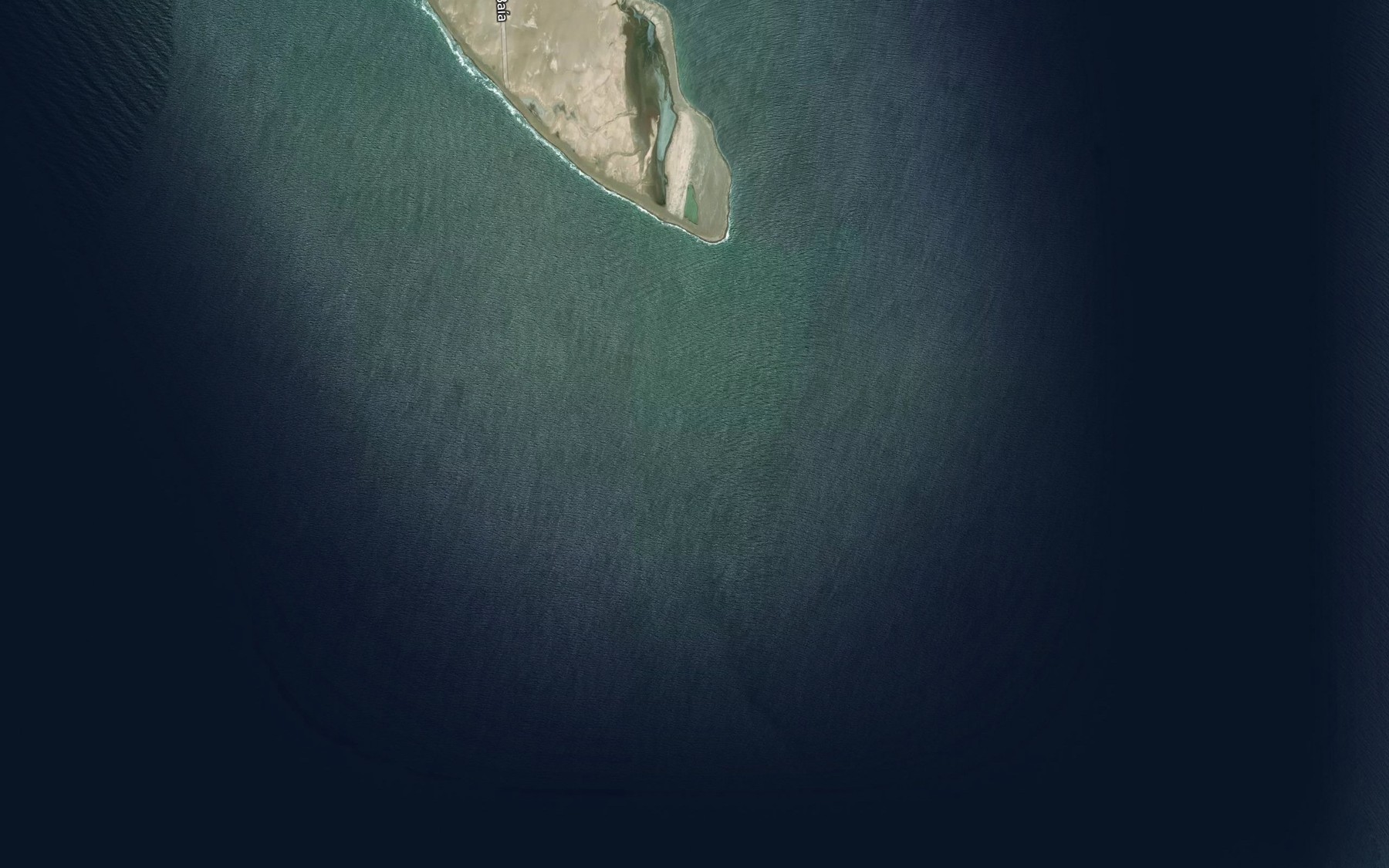 Satellite map of the Enseada dos Morrinhos