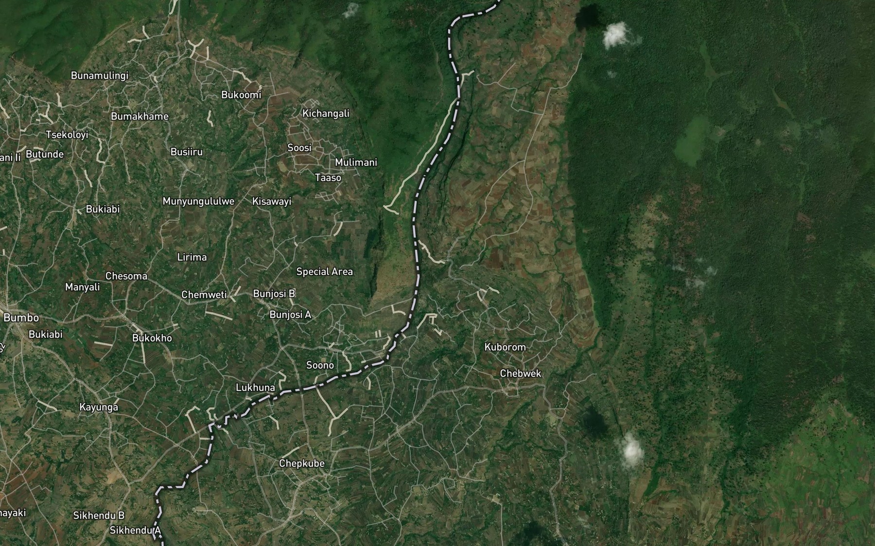 Satellite map of the Lama