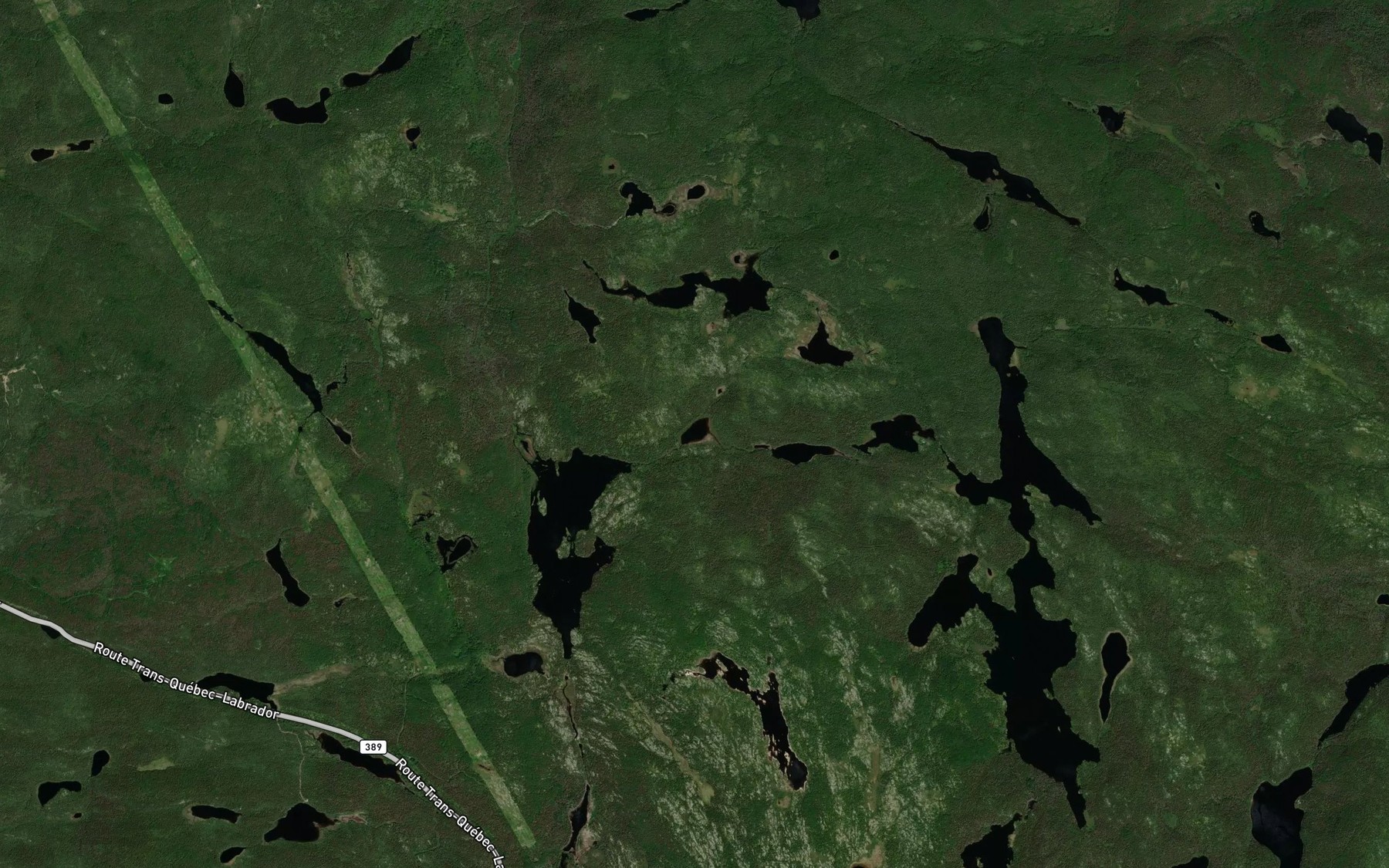 Satellite map of the Lac Edouard