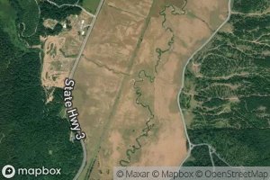 Satellite map of the Bechtel Creek