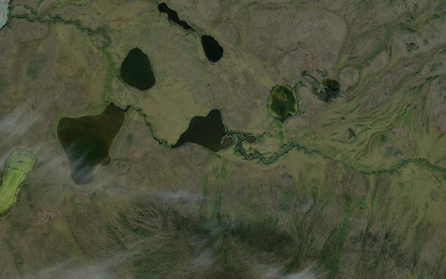 Satellite map of the Glacier Creek