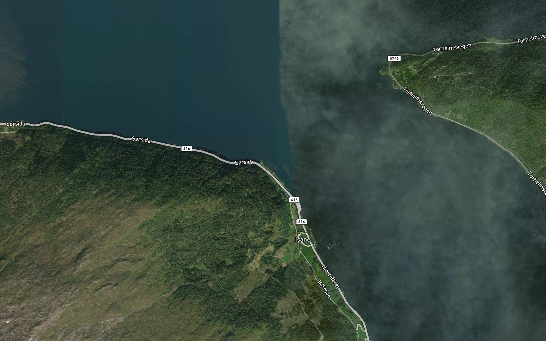 Satellite map of the Uravika