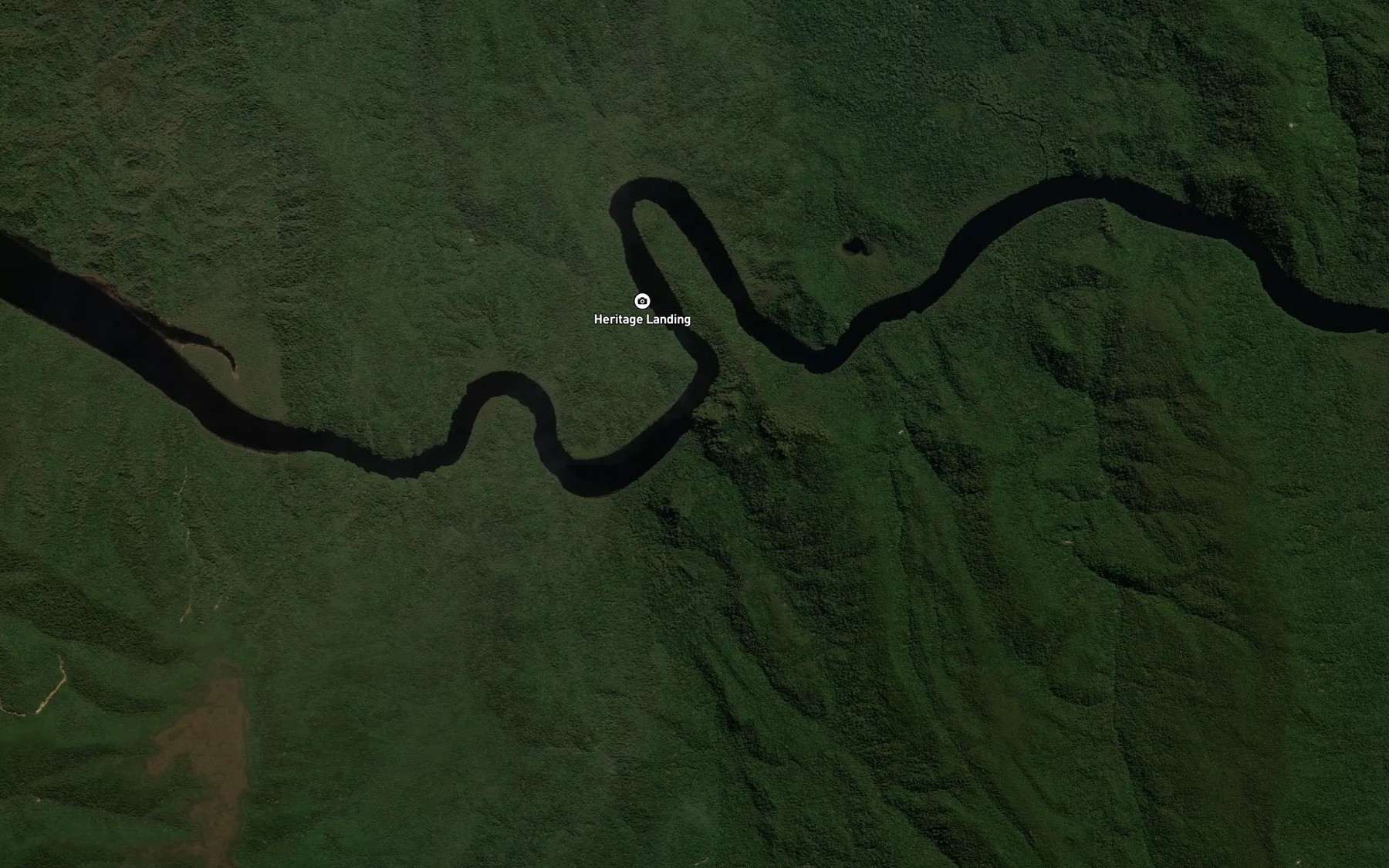 Satellite map of the Guy Fawkes Creek