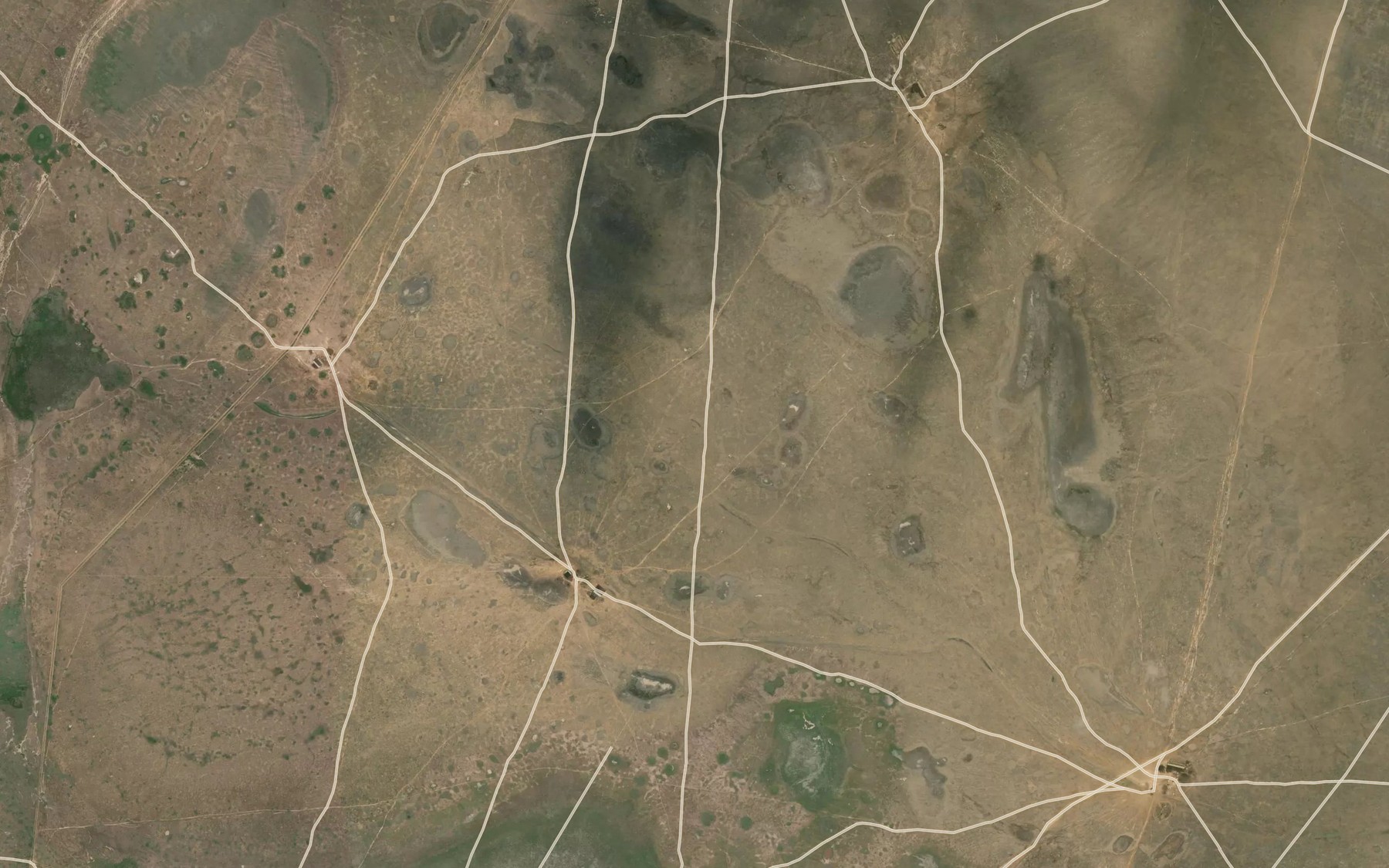 Satellite map of the Ozero Krugloye