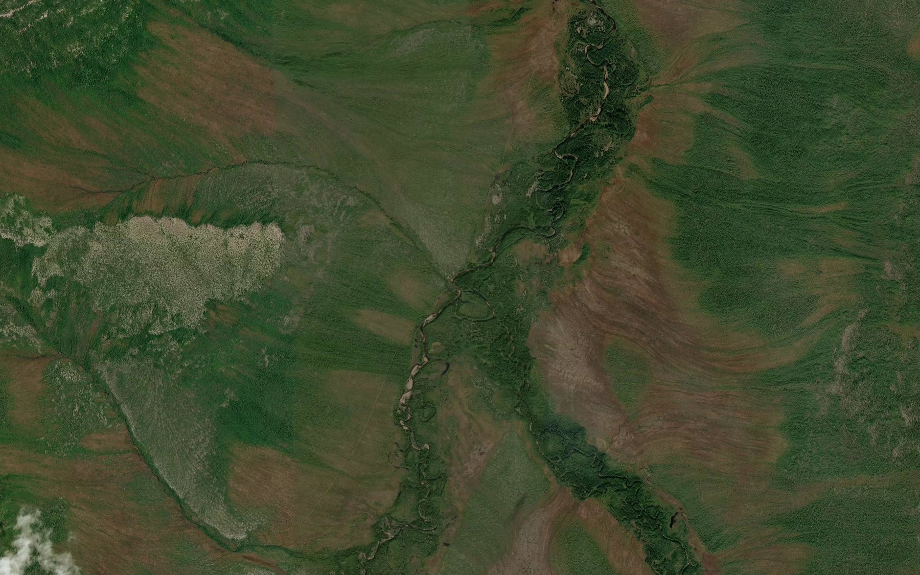 Satellite map of the Dyuret-Berakchan