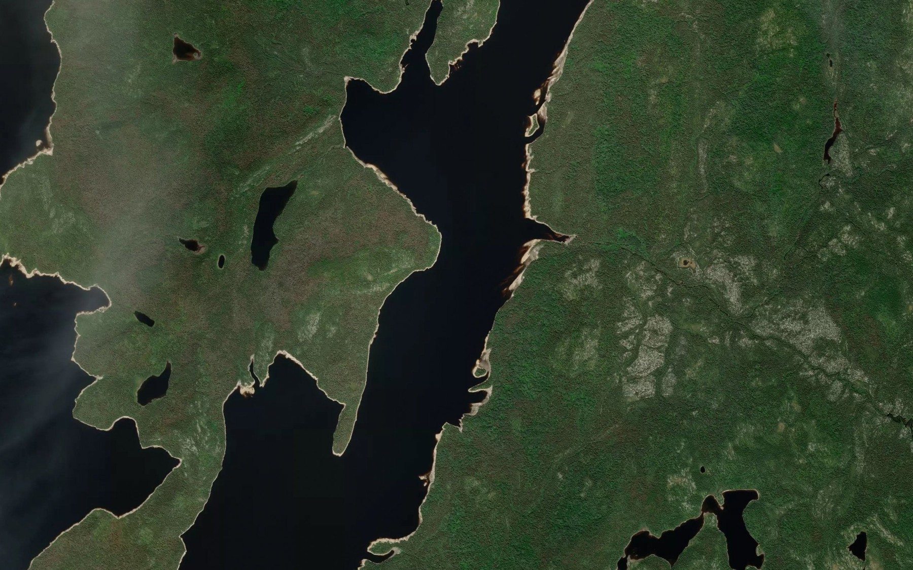Satellite map of the Baie Arthur