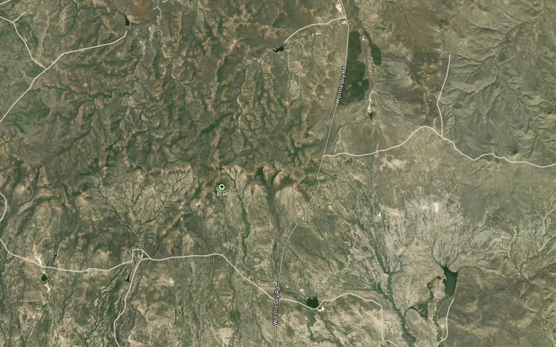 Satellite map of the Yoakum Spring