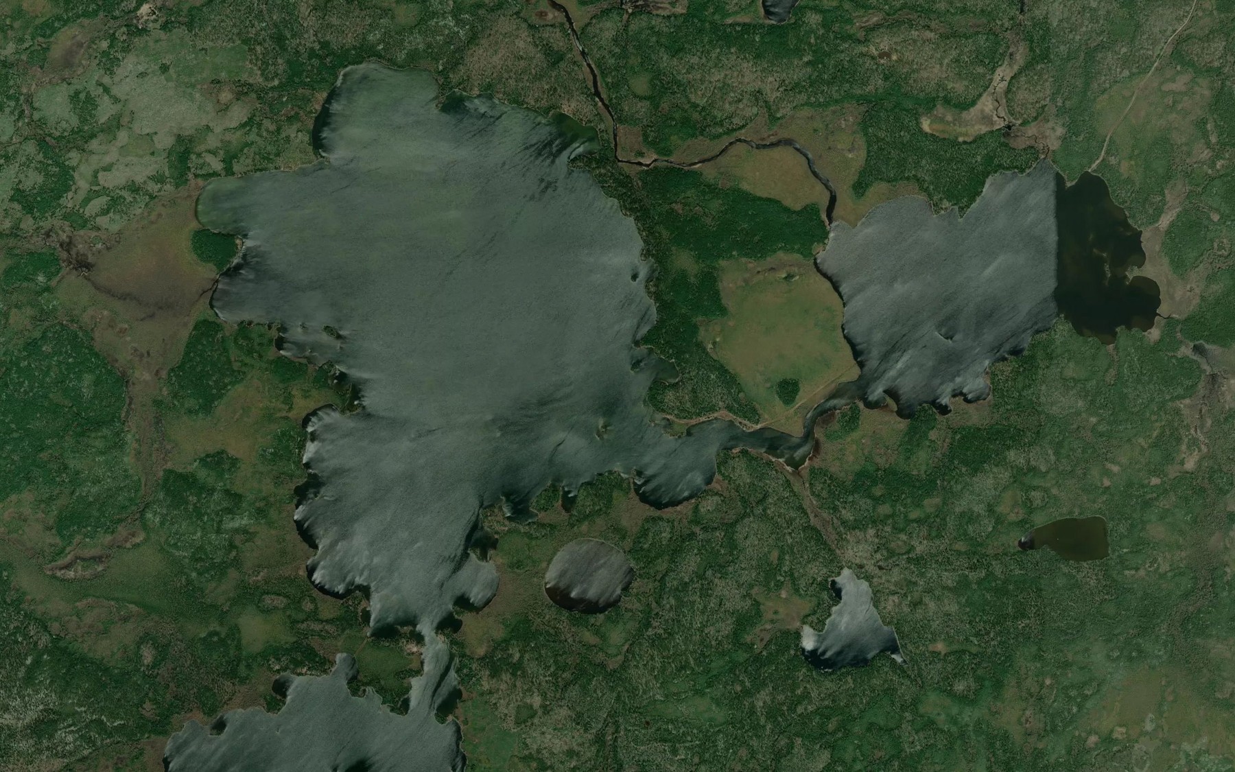 Satellite map of the Alexander Bay
