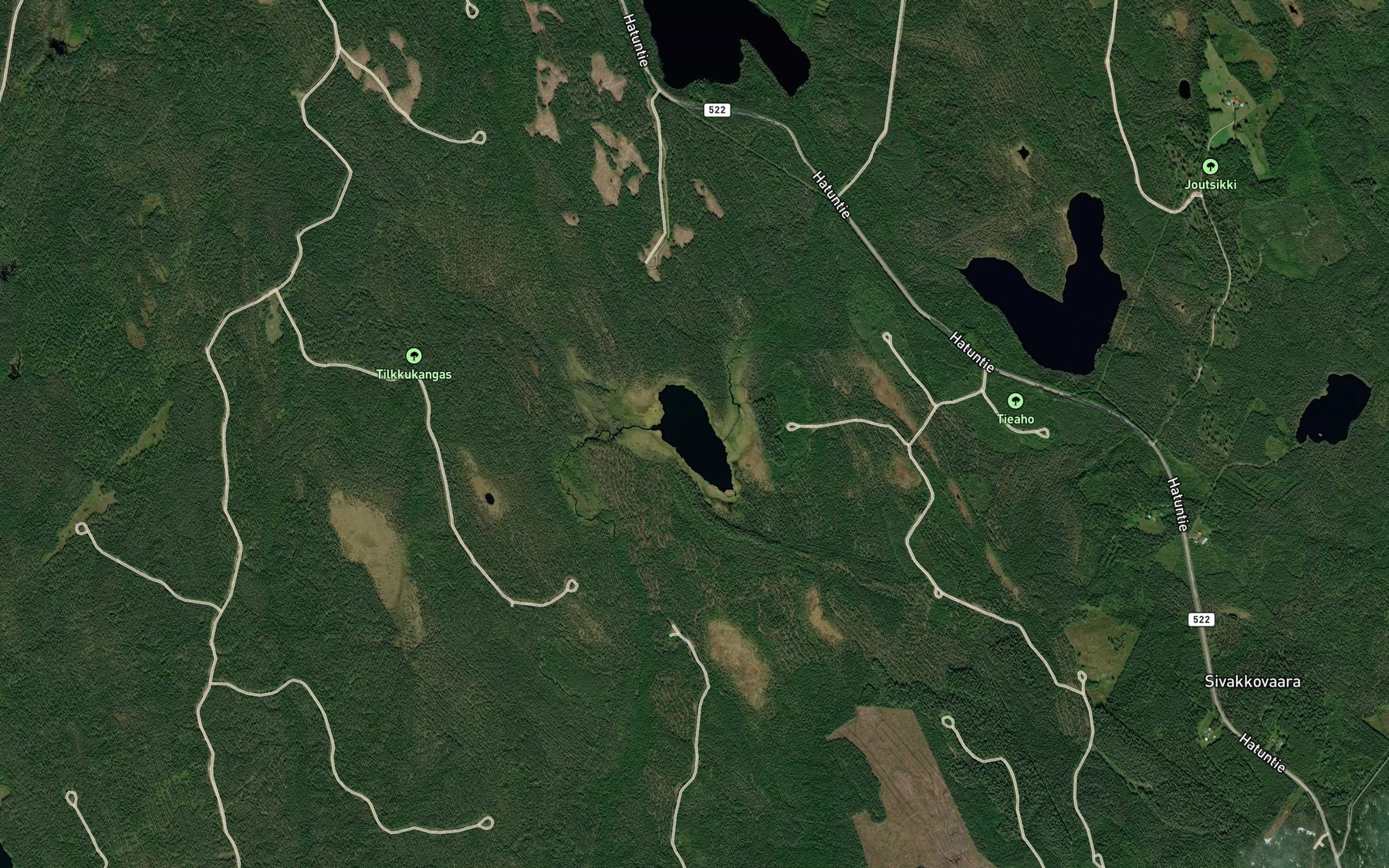 Satellite map of the Sivakkolampi