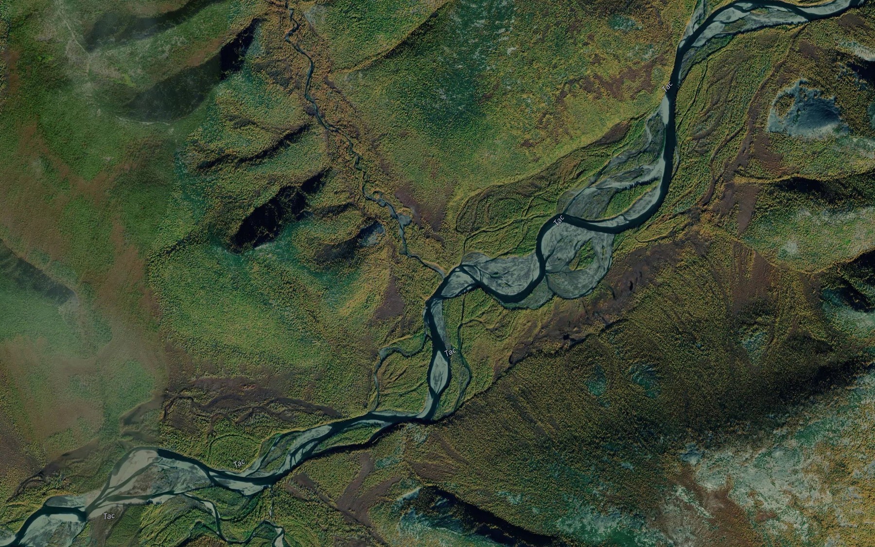 Satellite map of the Gorelyy