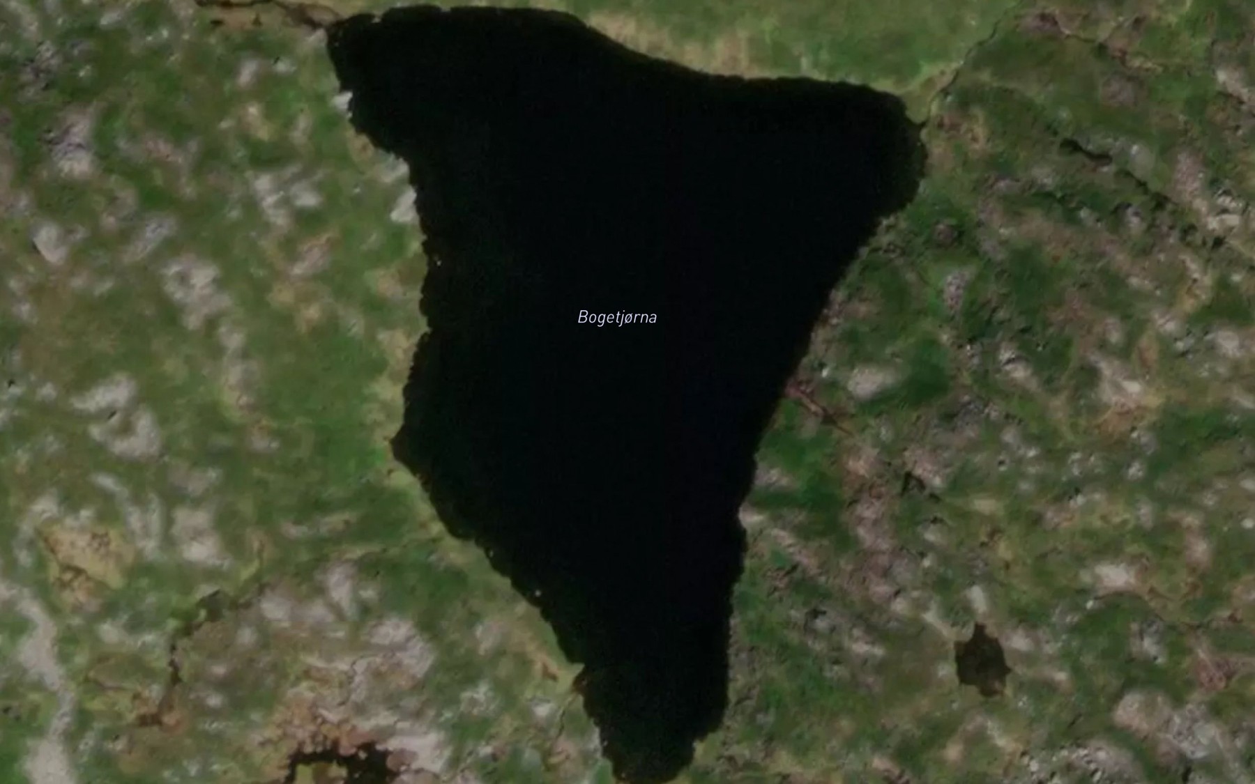 Satellite map of the Bogetjorna