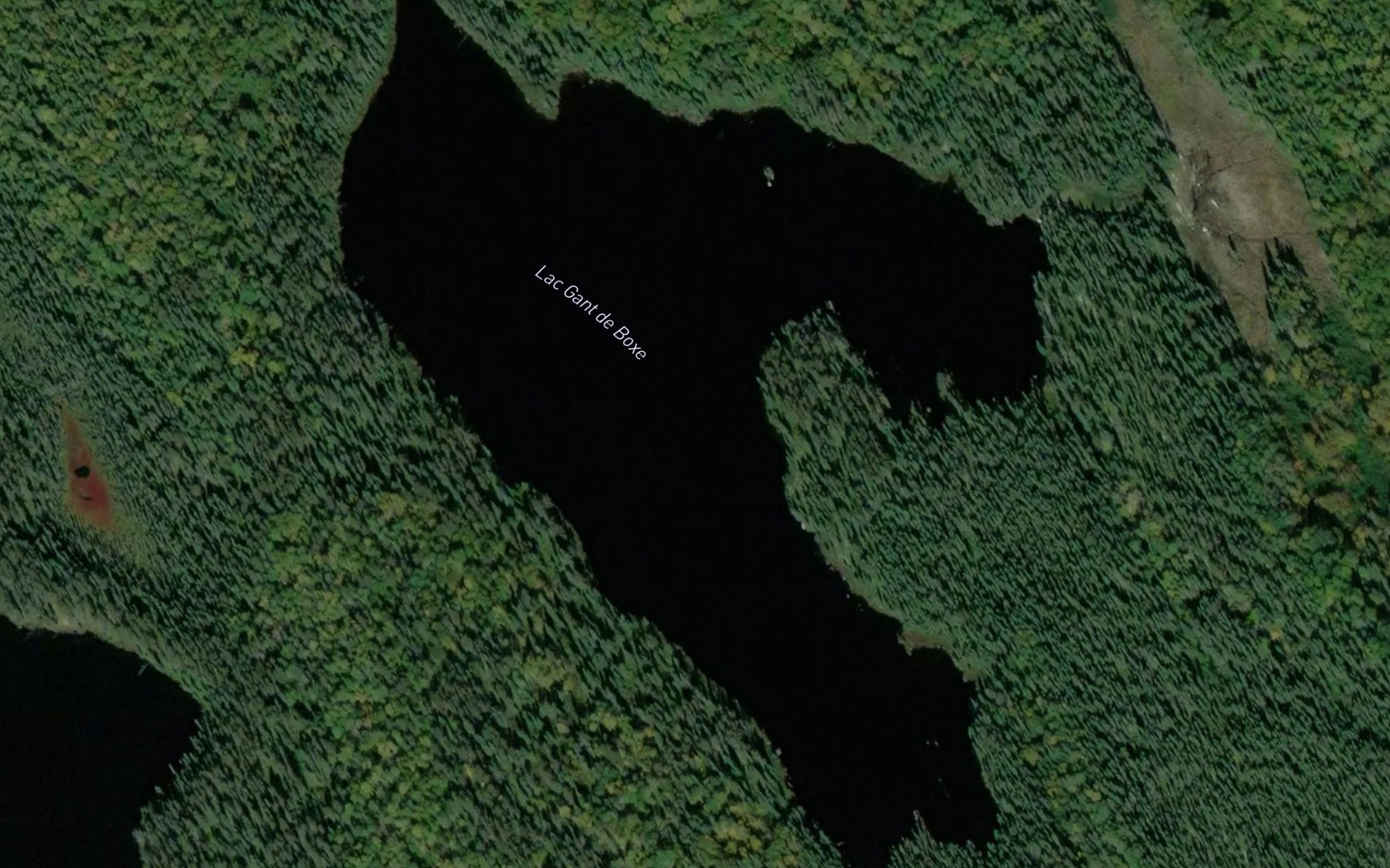 Satellite map of the Lac Gant de Boxe