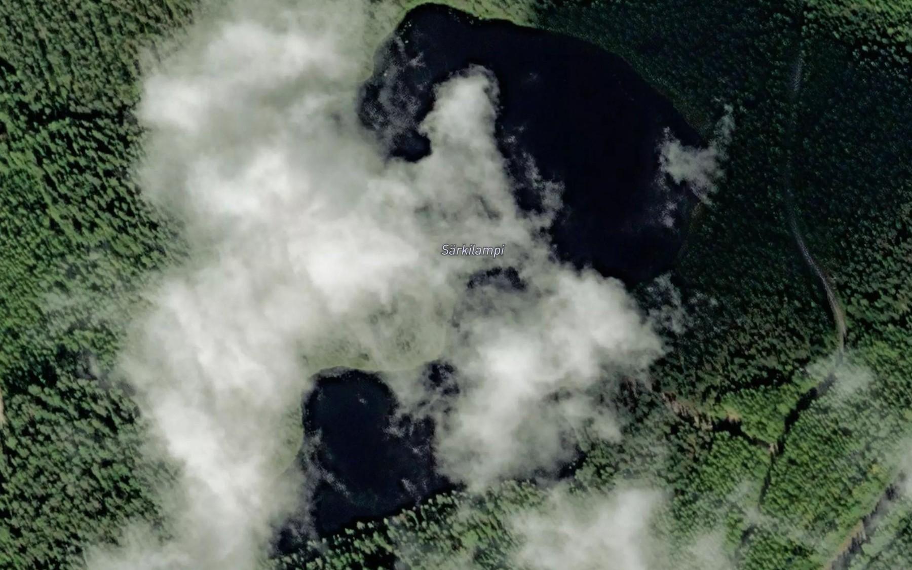 Satellite map of the Sarkilampi