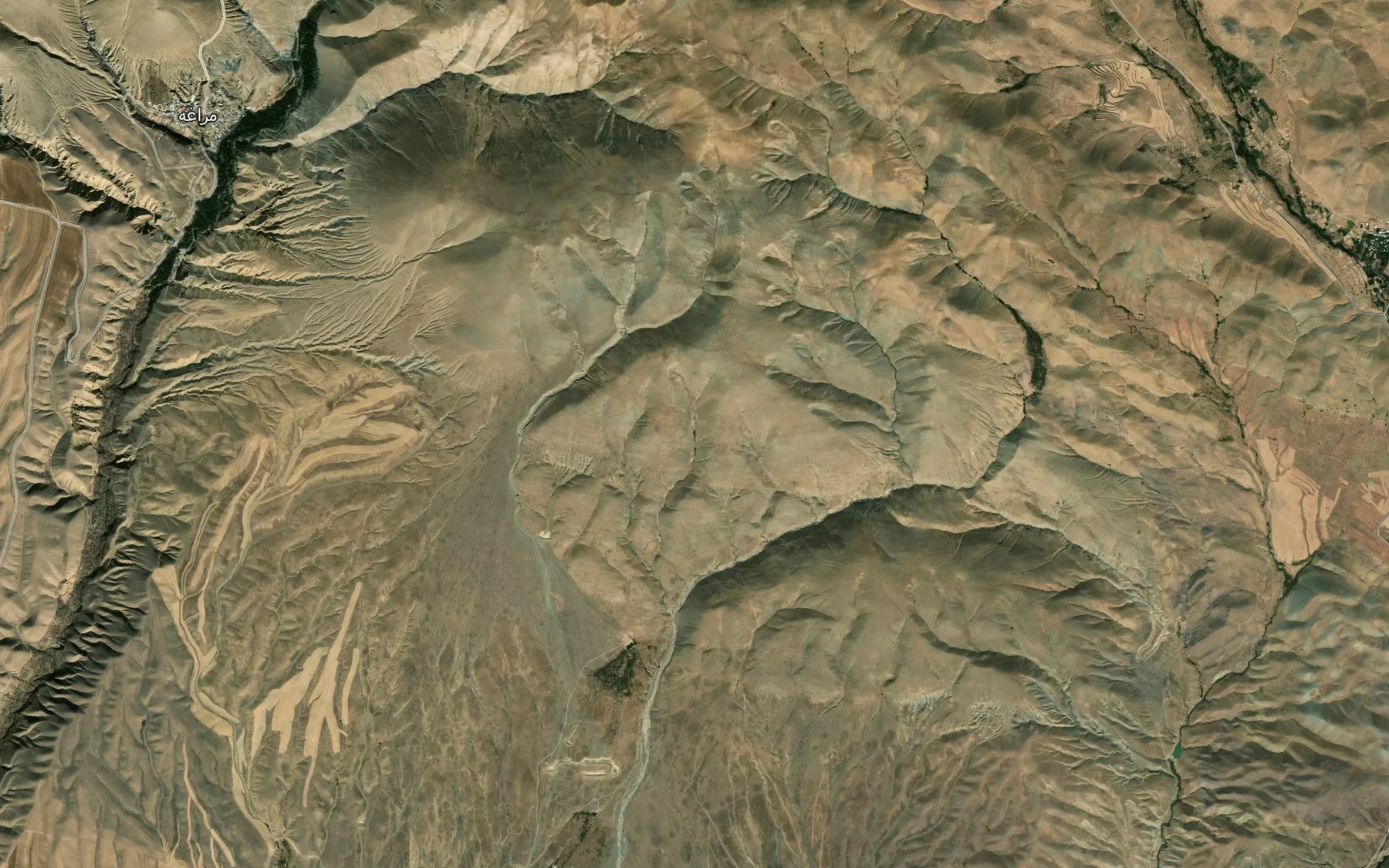 Satellite map of the Cheshmeh-ye Ideh Aqaju
