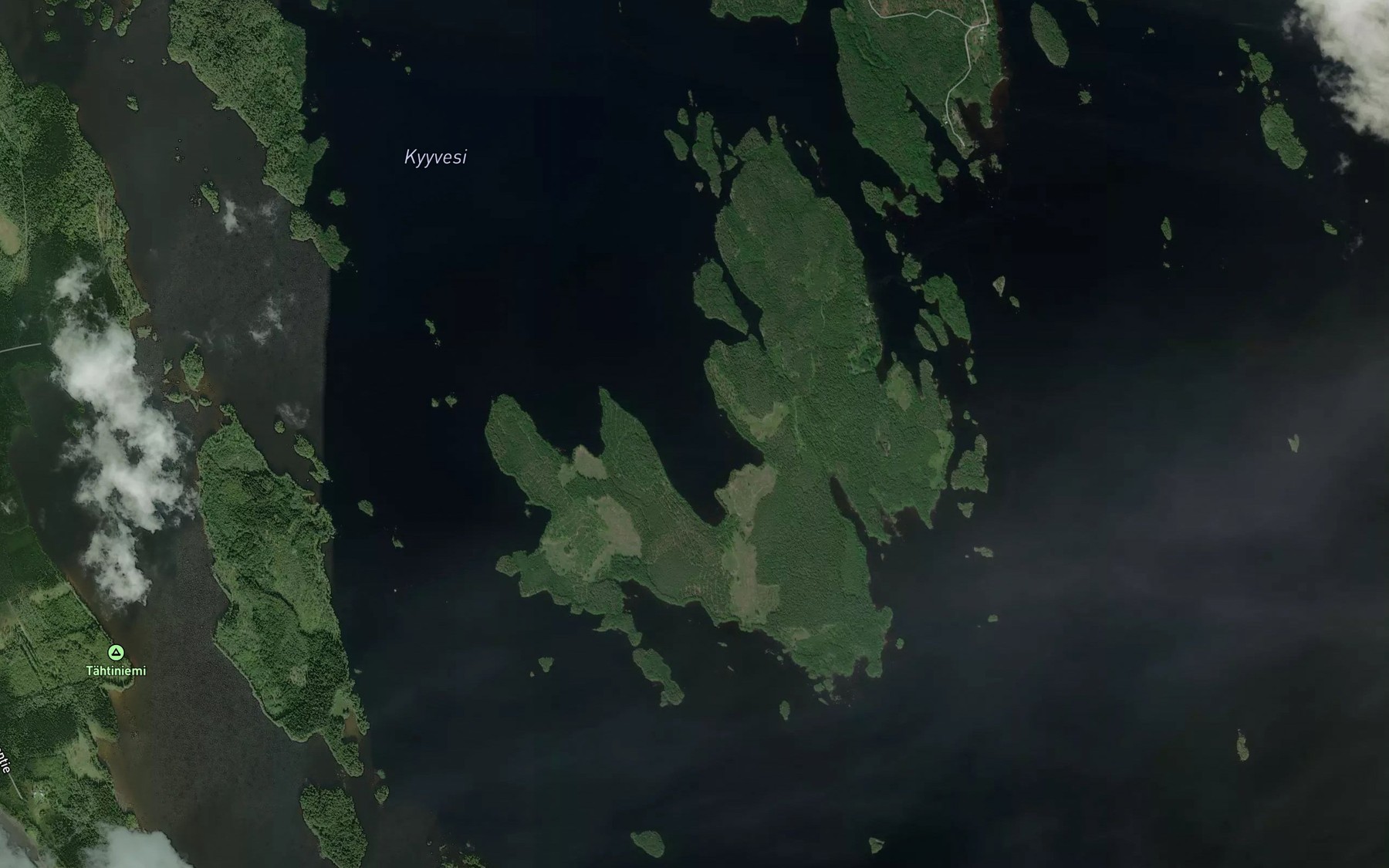 Satellite map of the Luodelahti