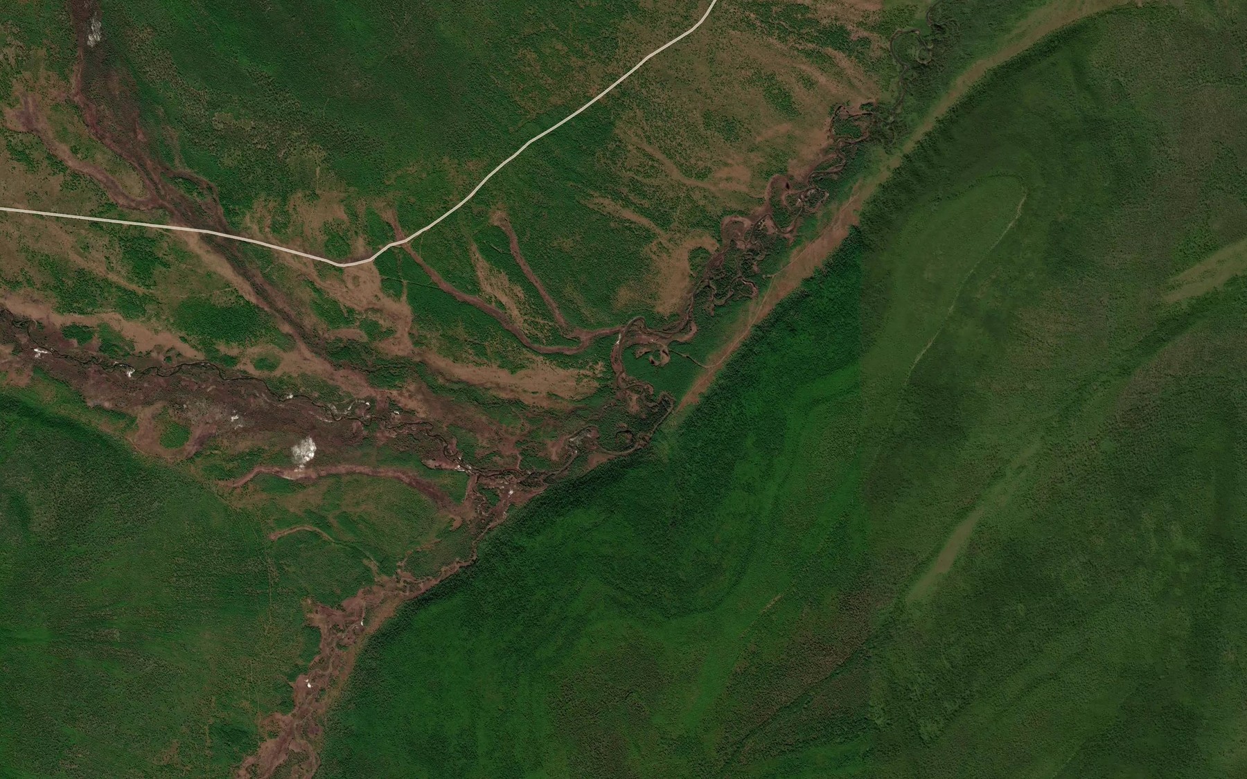 Satellite map of the Kholodnyy