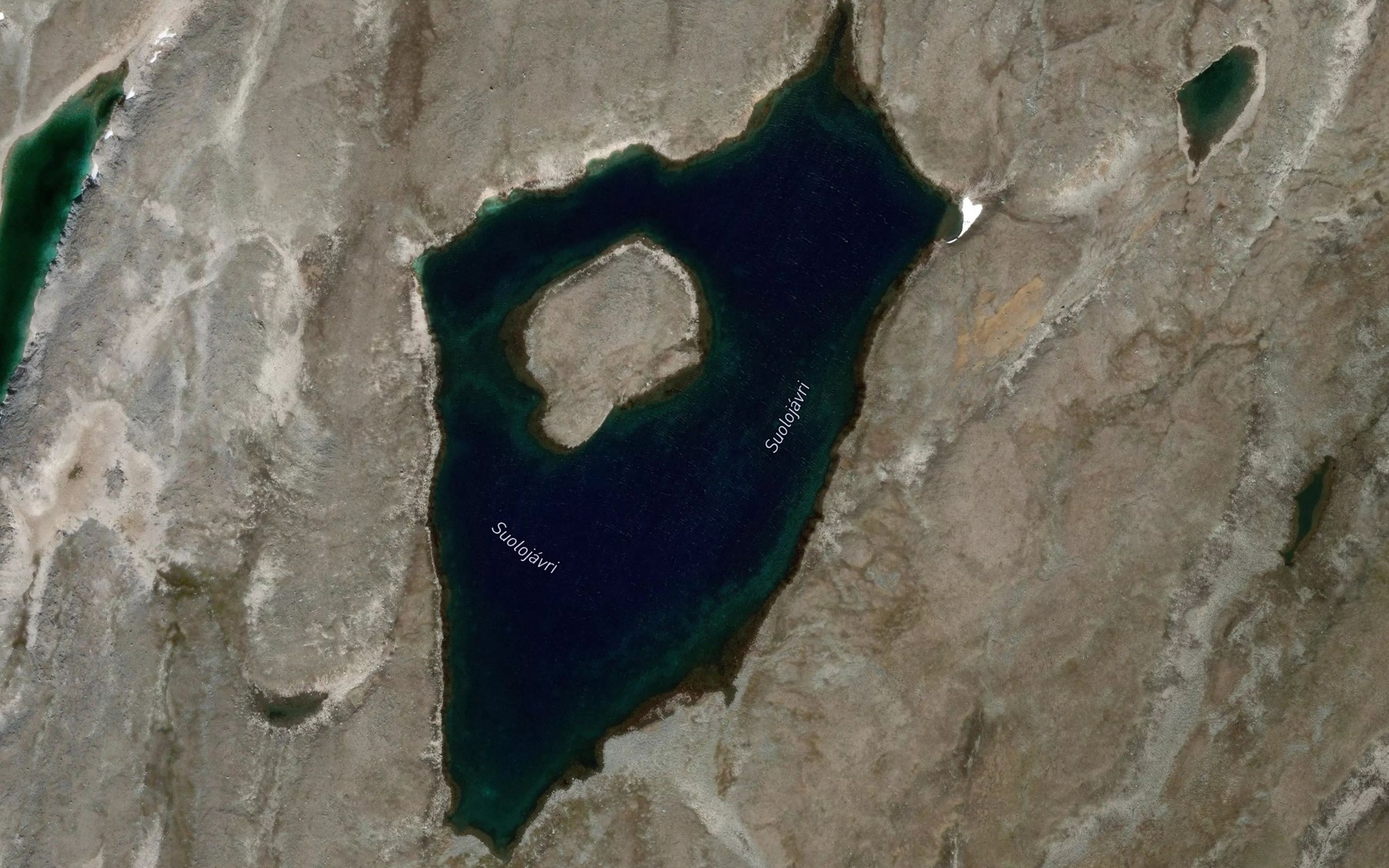 Satellite map of the Suolujavri
