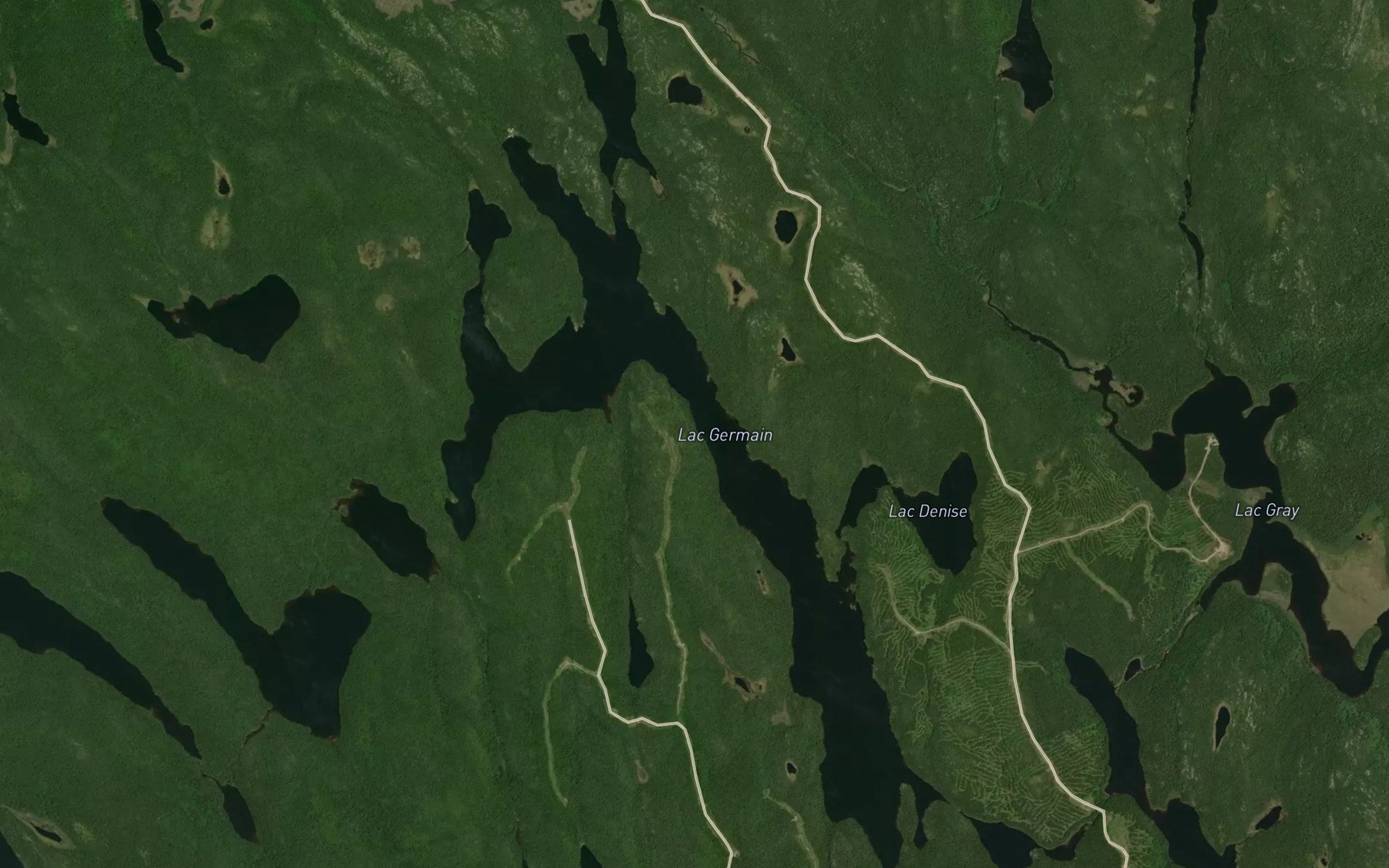 Satellite map of the Lac Germain
